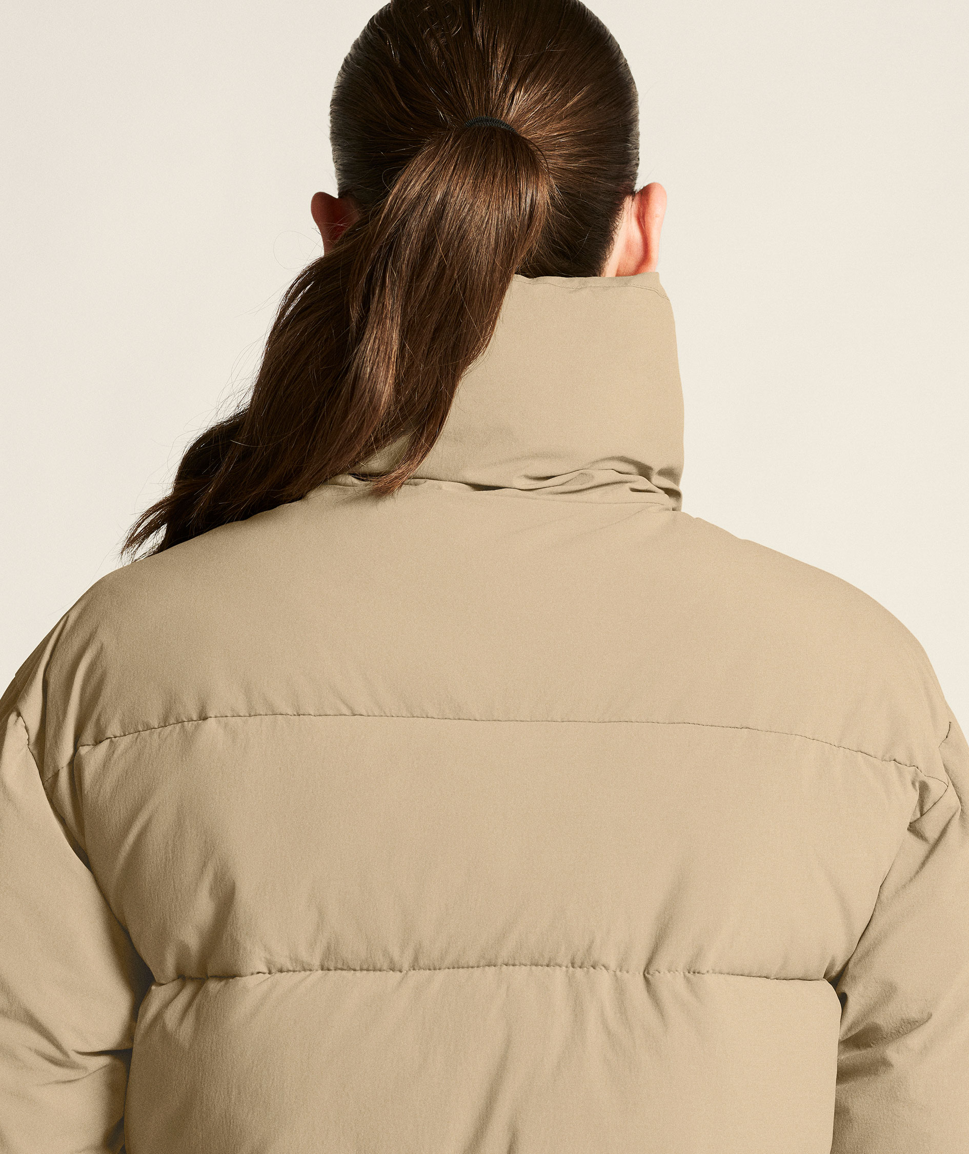 Craft Urban women's long quilted winter jacket, Taupe, large image number 7