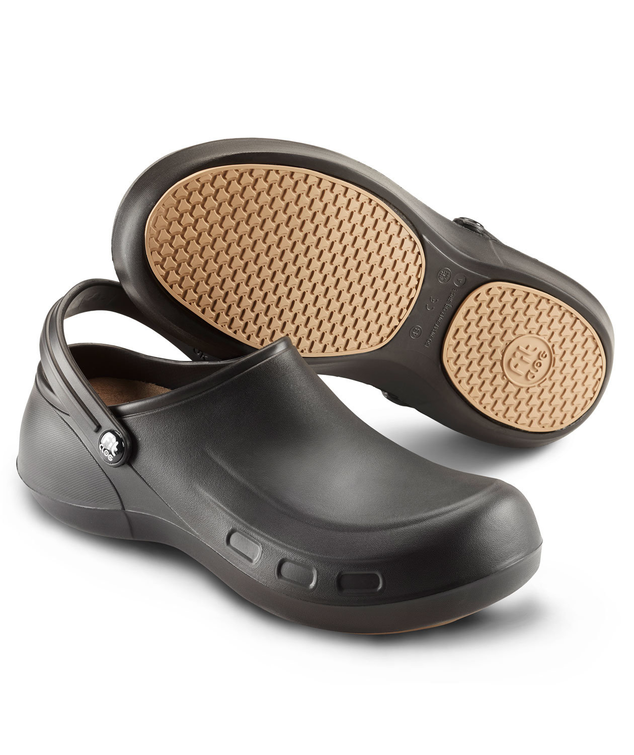 Sika FitClog Power med h&auml;lrem OB, Svart