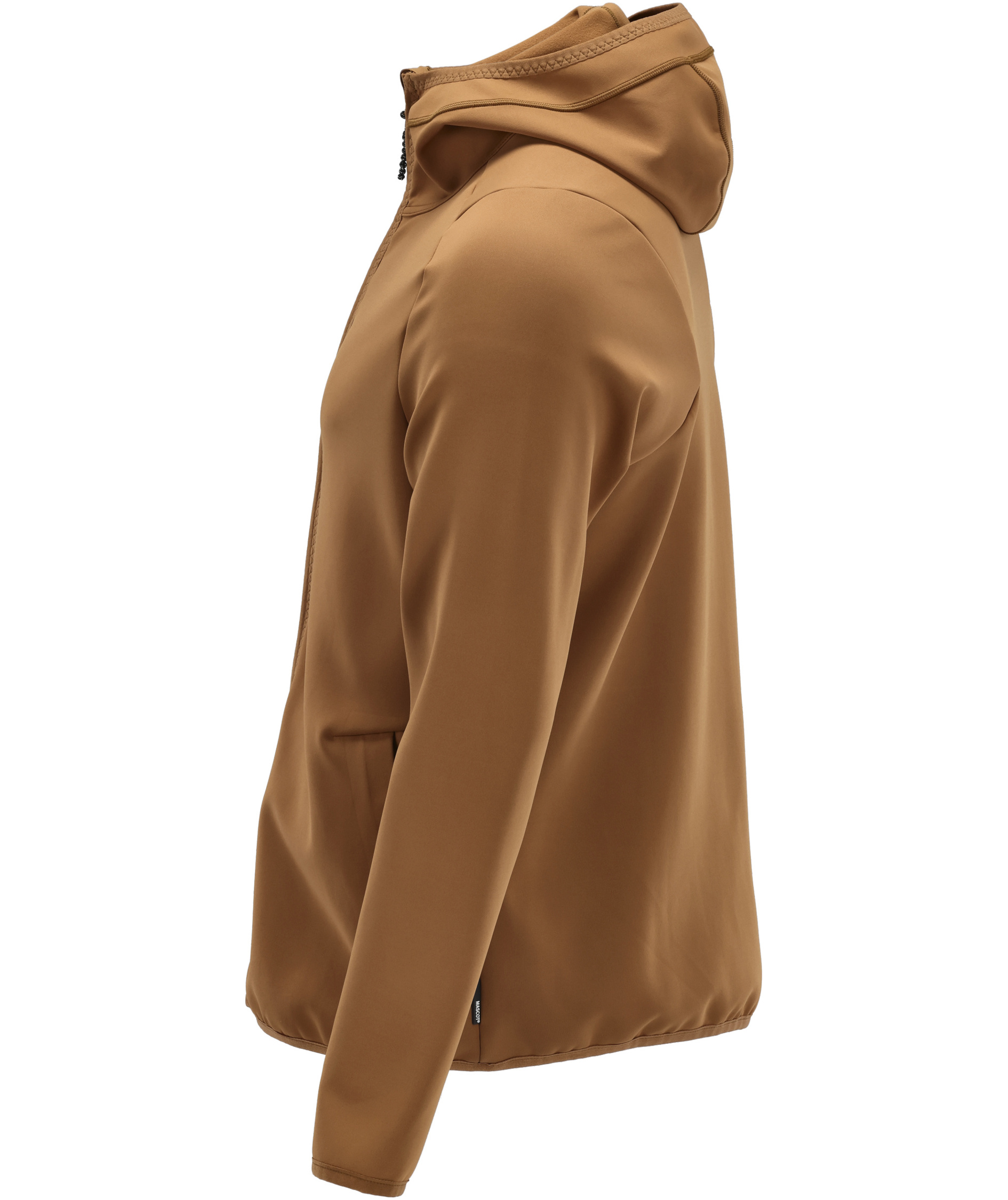 Mascot Customized fleecejakke, N&oslash;ttebrun, large image number 3