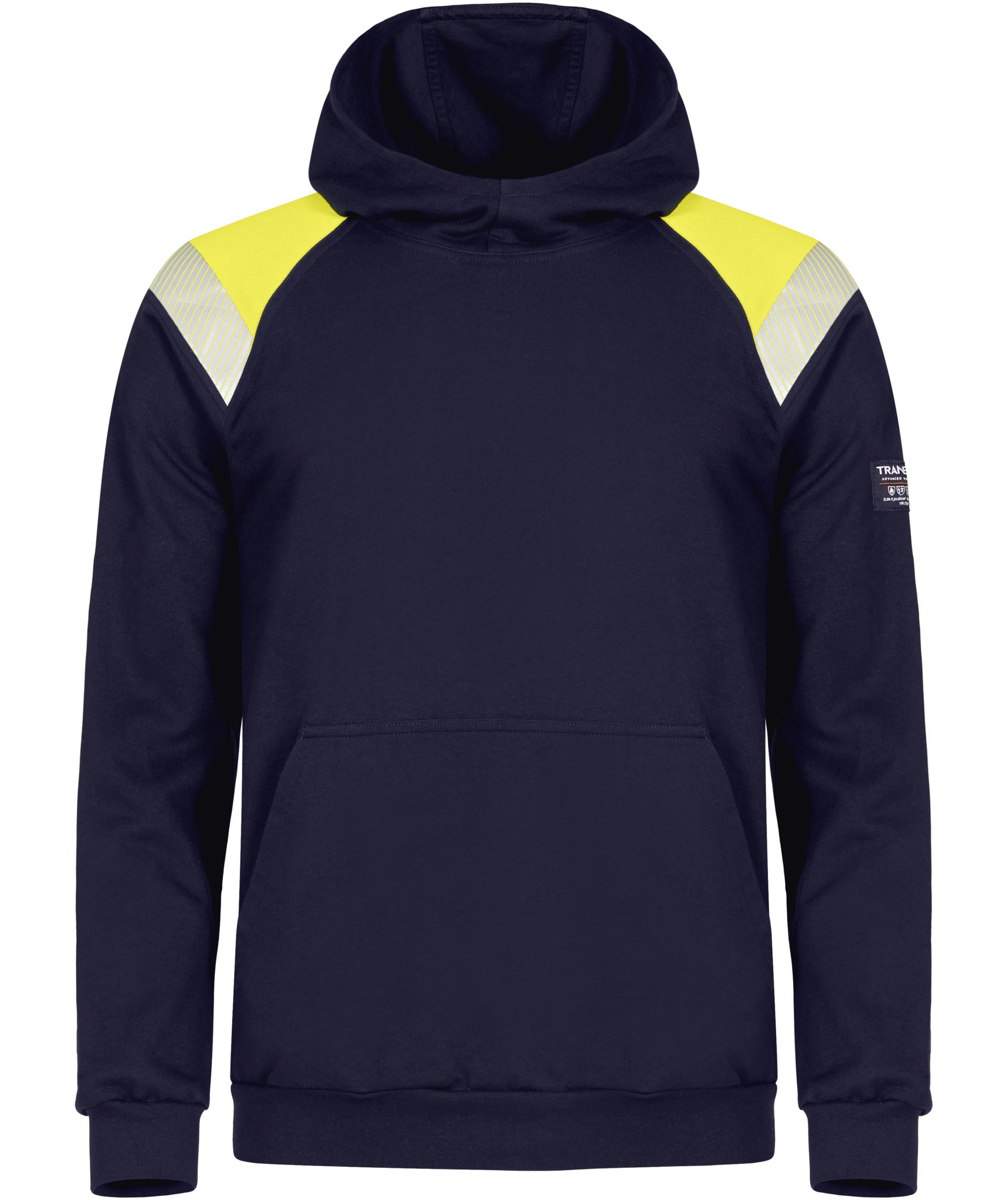 Tranemo FR Hoodie, Hi-Vis gelb/marine