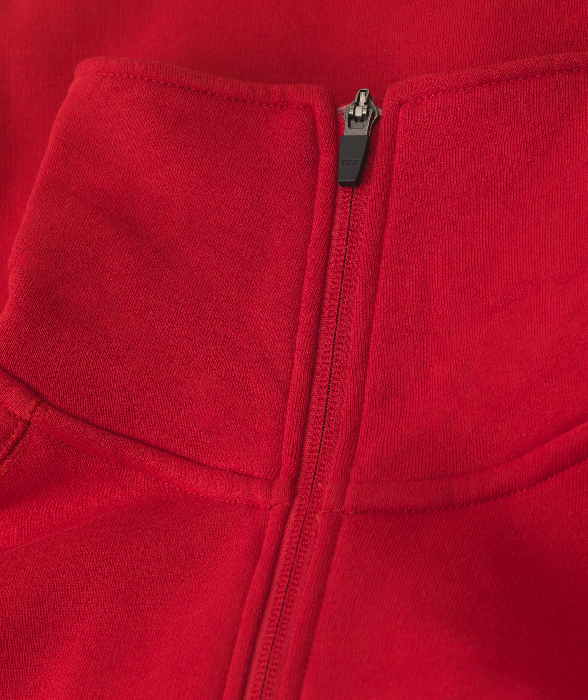 ID dame sweat cardigan, R&oslash;d, large image number 3