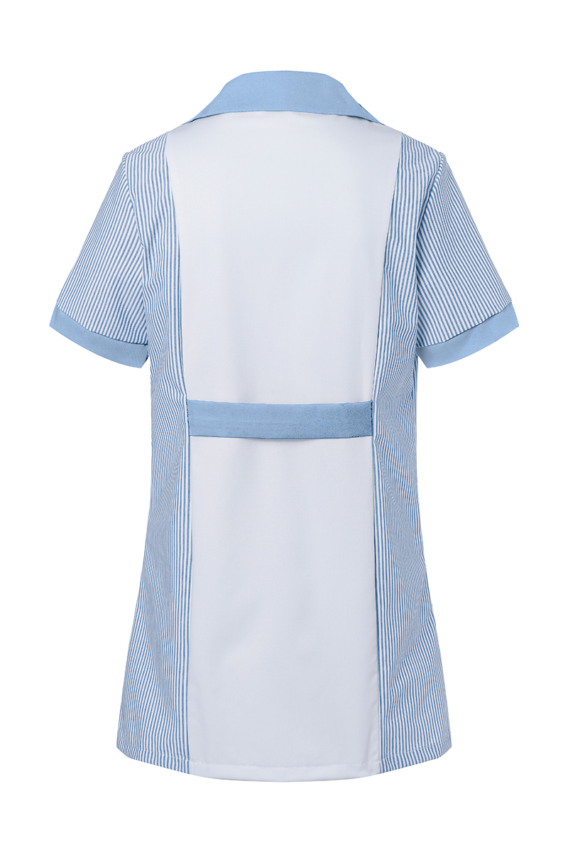 Karlowsky Penelope kurz&auml;rmeliger Damen-Tunika, White/light blue, large image number 1