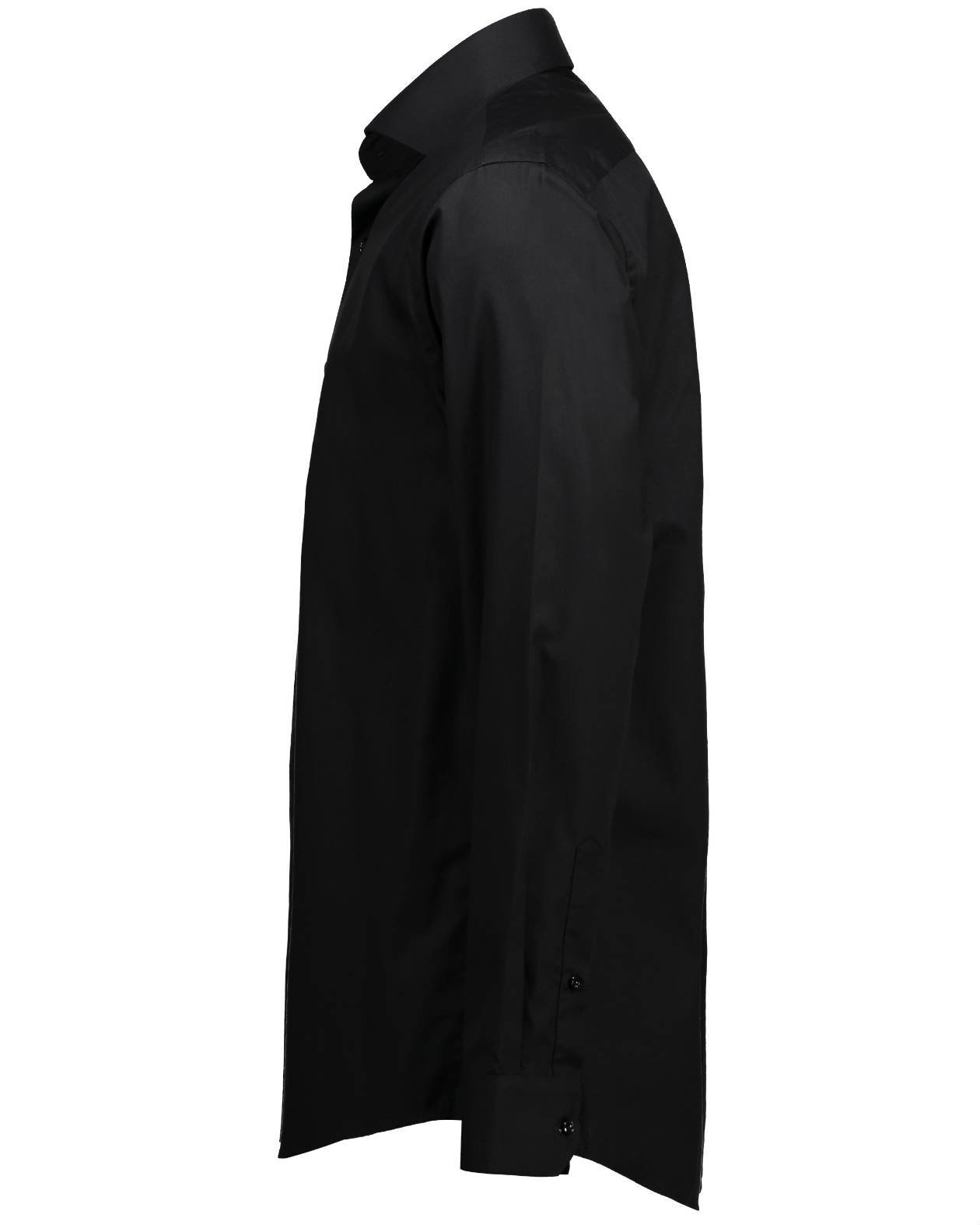 Seven Seas modern fit Fine Twill skjorta, Svart, large image number 3