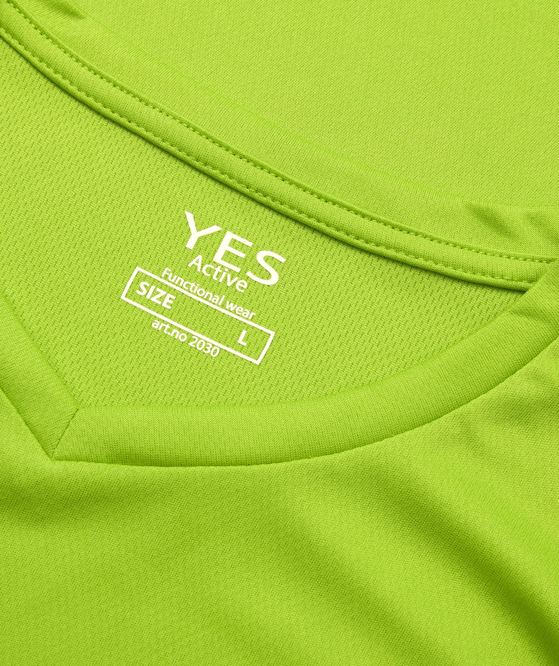 ID Yes Active T-shirt, Limegr&ouml;n, large image number 3