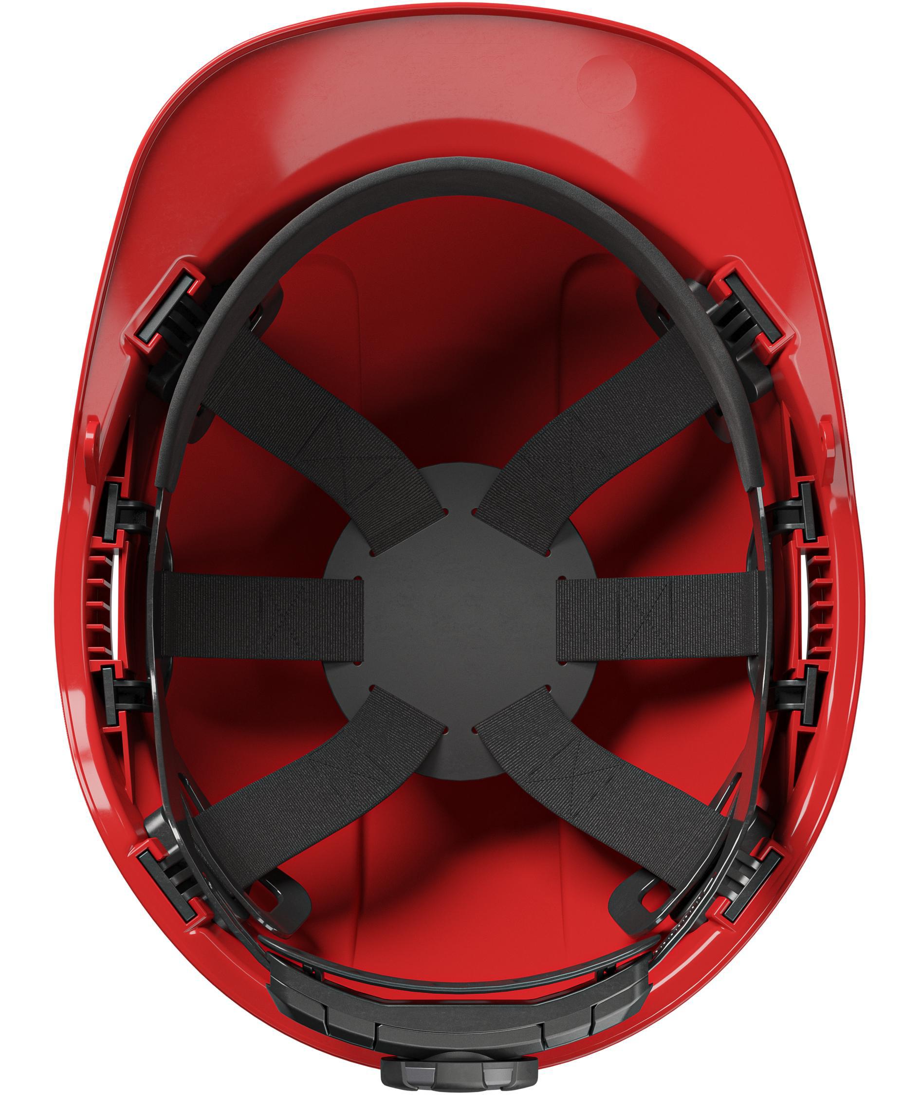 Hellberg Factor skyddshj&auml;lm, R&ouml;d, R&ouml;d, large image number 2