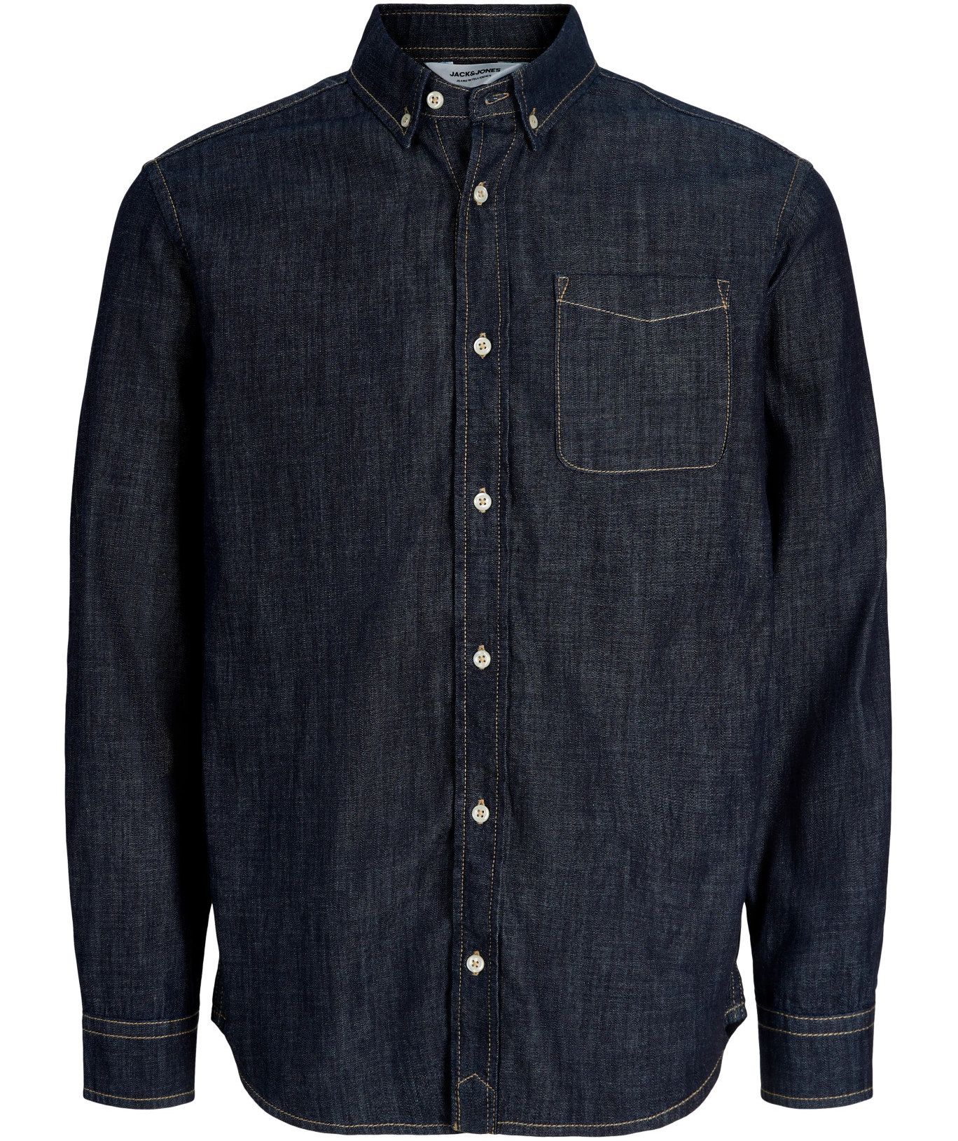 Jack & Jones JJEBROOK JJOXFORD AKM 990 skjorte, Blue Denim Raw, Blue Denim Raw, swatch