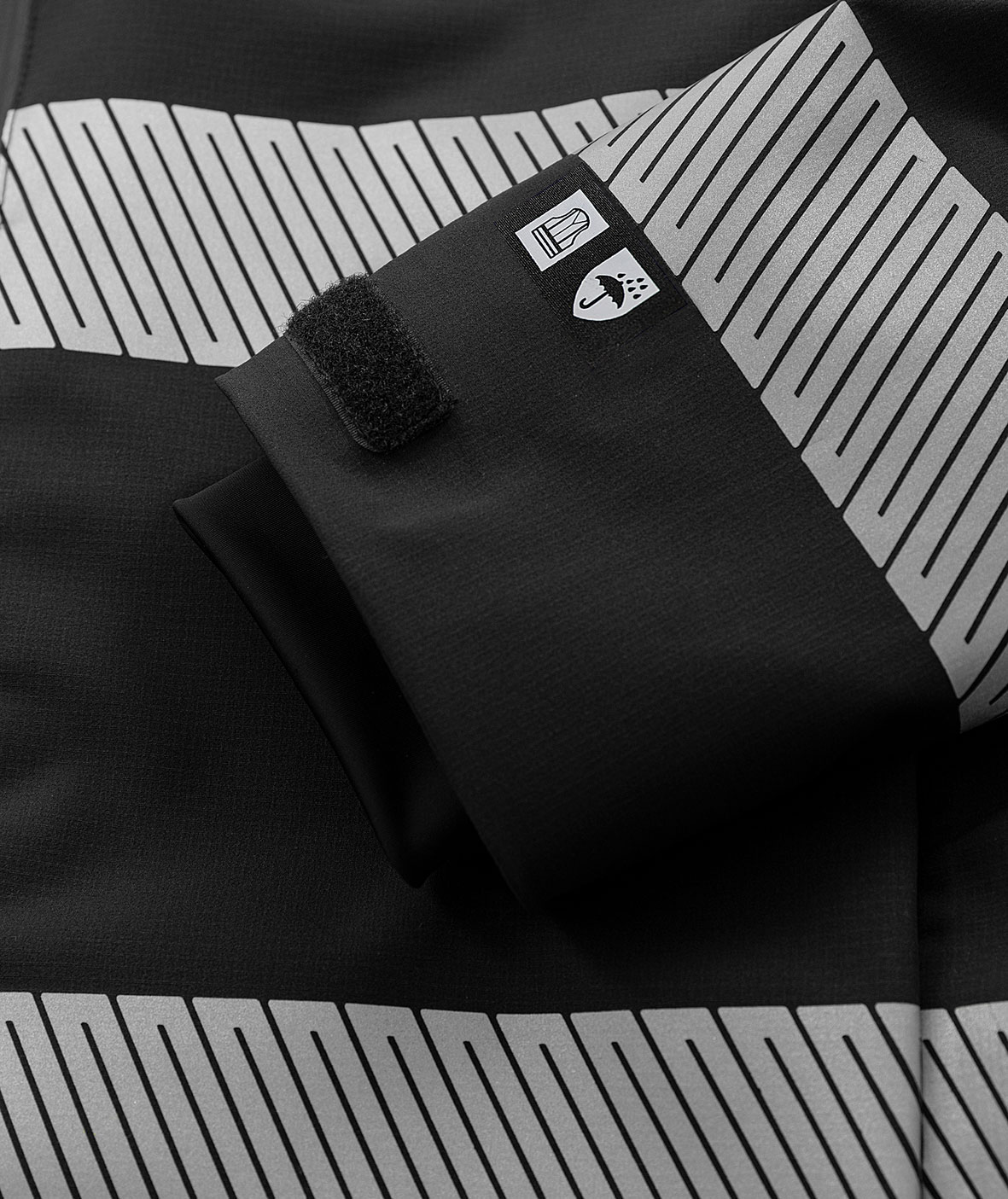 Fristads shell jacket 4690 GLS full stretch, Hi-vis Yellow/Black, large image number 10