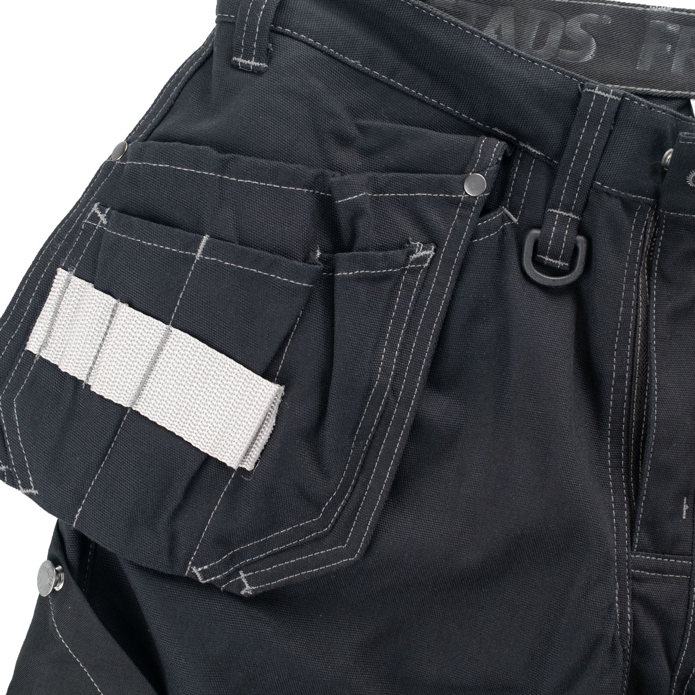Fristads Gen Y h&aring;ndv&aelig;rkerbukser 2122, Sort, large image number 7