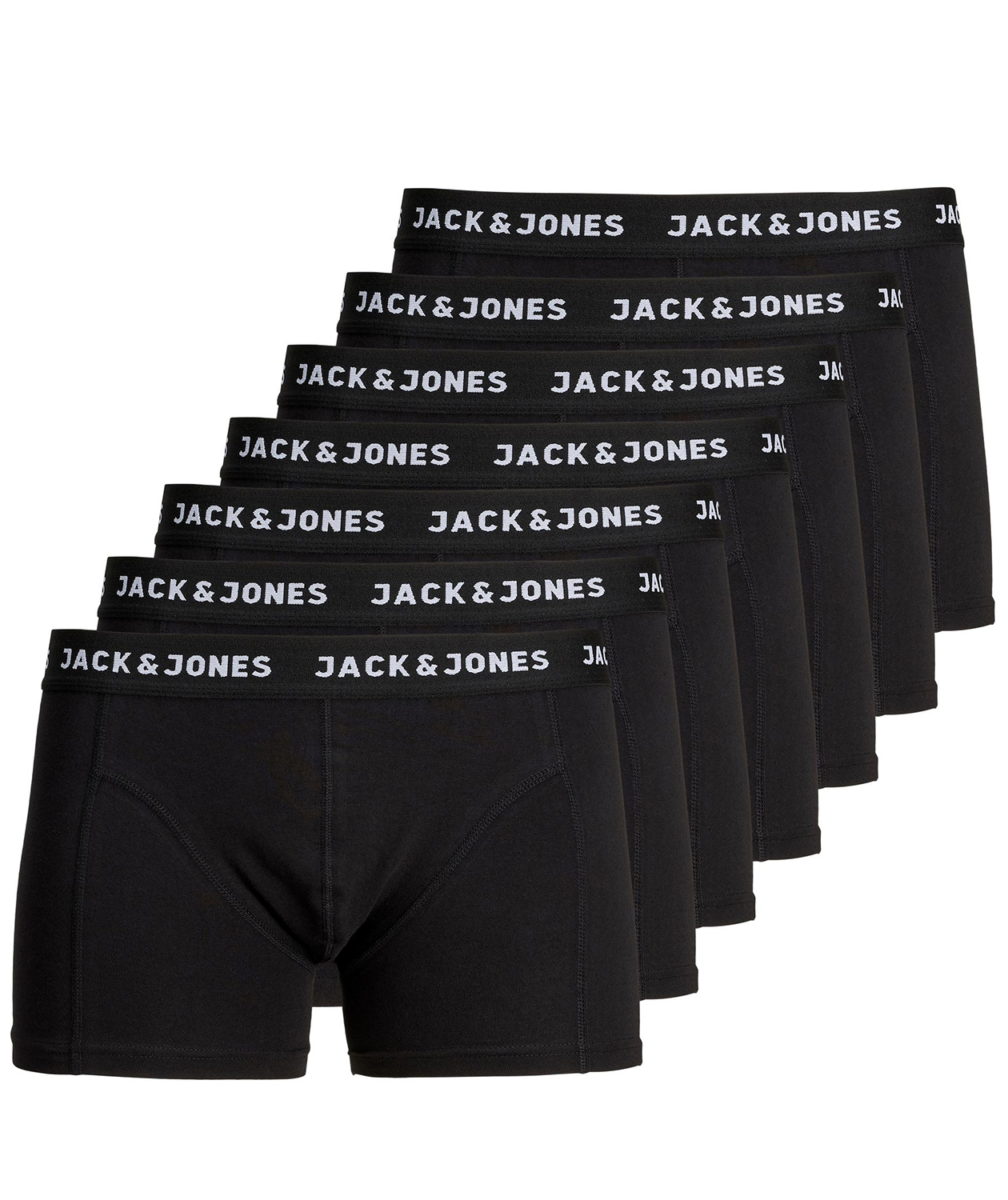 Jack & Jones JACHUEY 7-pack kalsonger, Svart