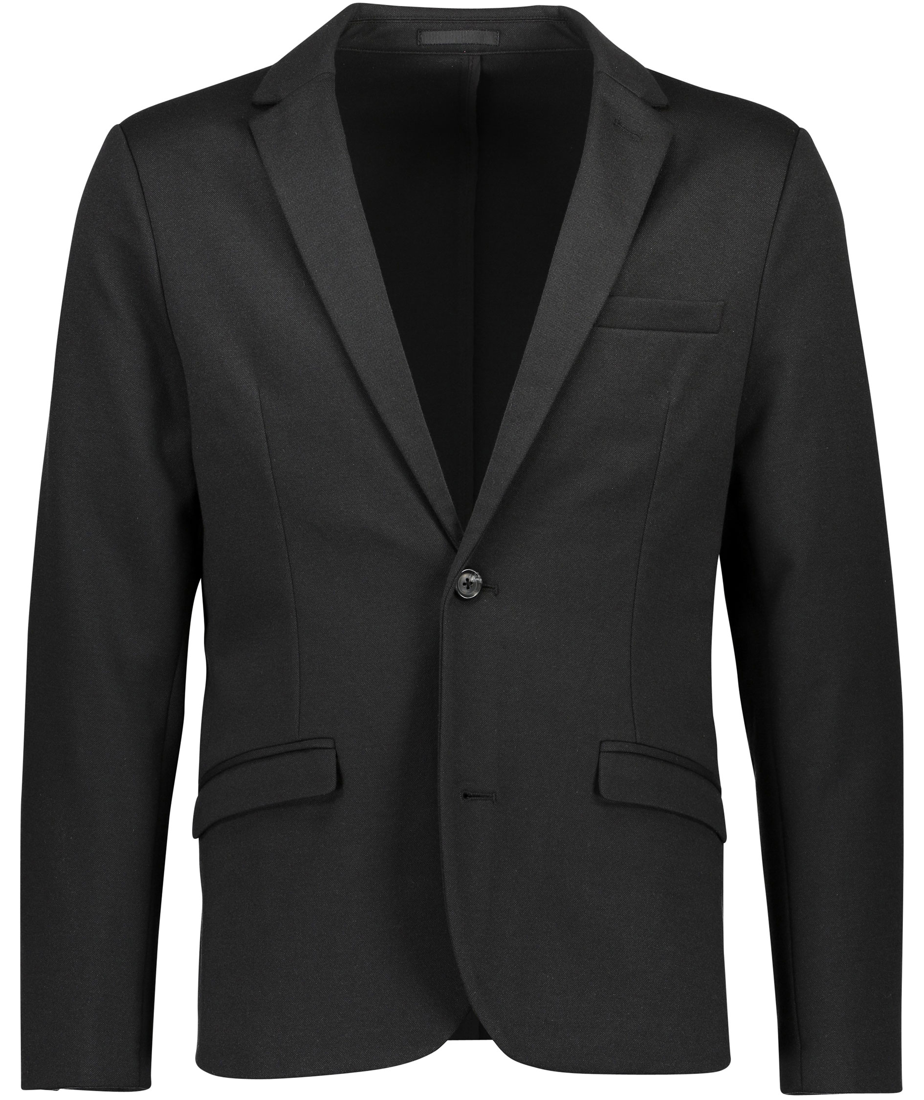 Lindbergh Superflex slim fit blazer, Black, Black, swatch
