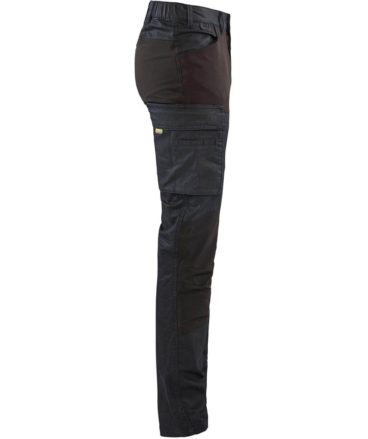 Bl&aring;kl&auml;der denim arbejdsbukser, Marine/Sort, large image number 3