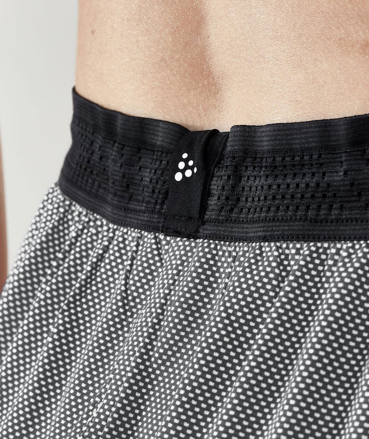 Craft Progress Wende Damenshorts, Schwarz/Wei&szlig;, large image number 6