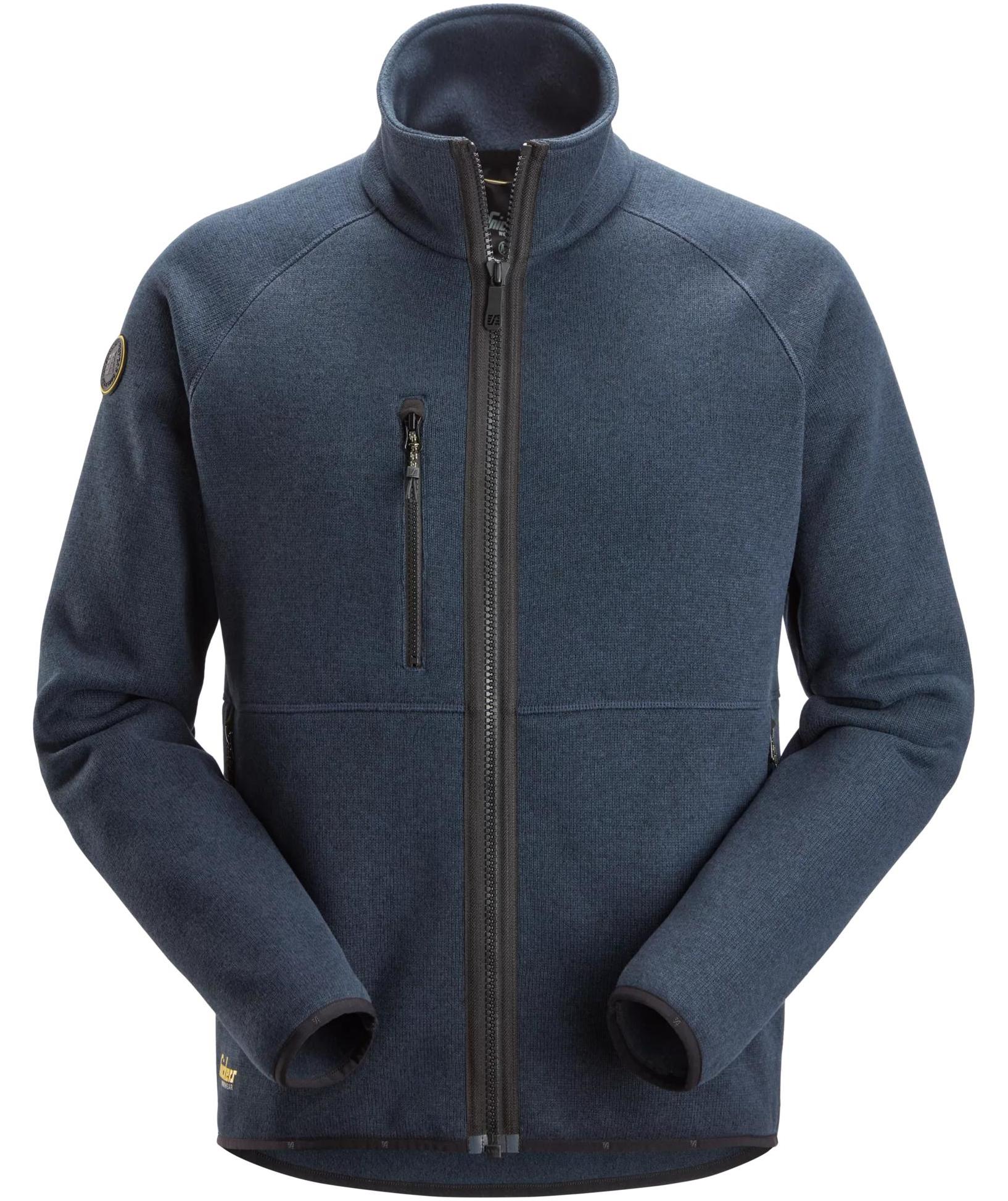 Snickers AllroundWork Polartec&reg; fleecejakke 8020, Dark Navy Melange, Dark Navy Melange, swatch