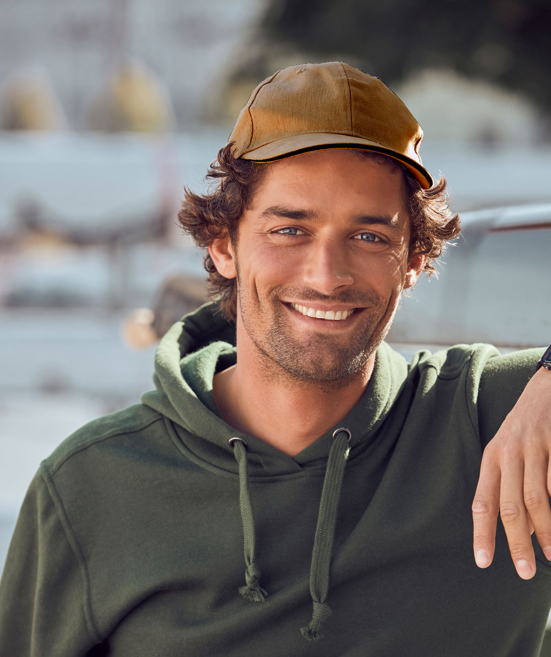 Clique Davis cap, Khaki, Khaki, large image number 5