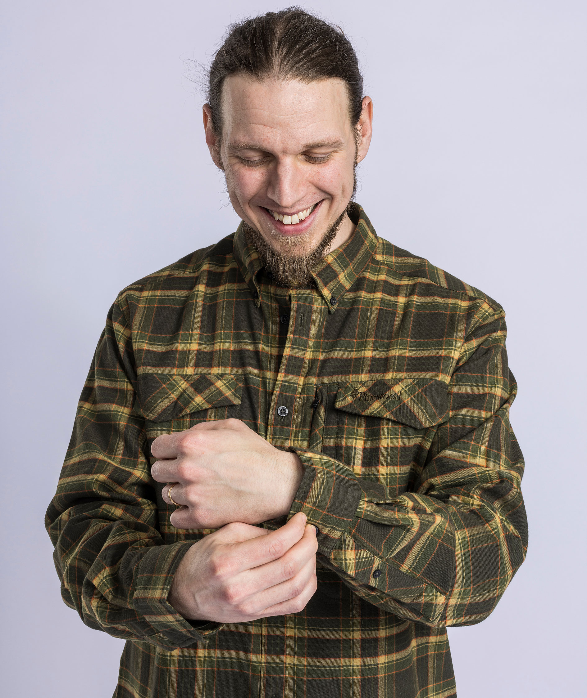 Pinewood Abisko Hiking Regular Fit skjorte, Moss green, large image number 6