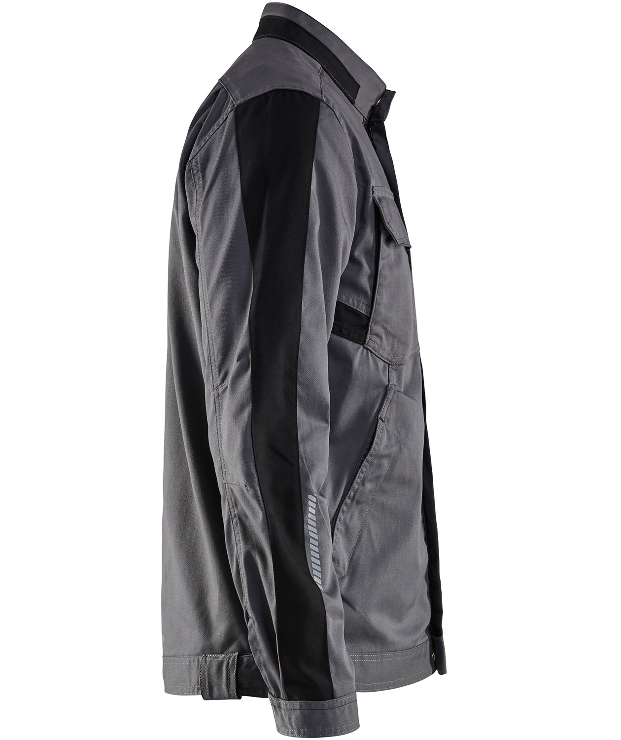 Bl&aring;kl&auml;der arbejdsjakke, Mellemgr&aring;/sort, large image number 3