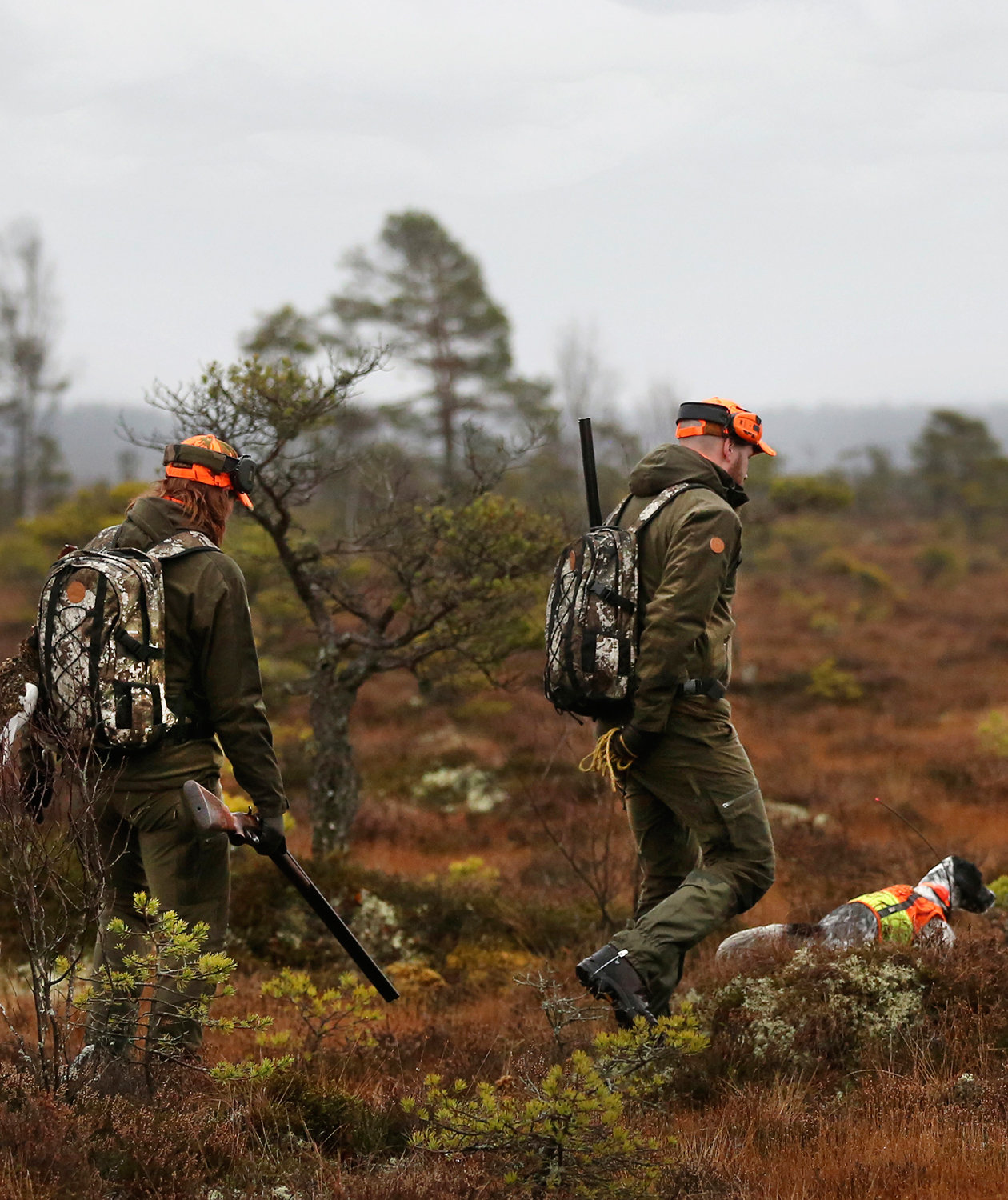 Pinewood Retriever Active bukser, Mossgreen/ Dark Mossgreen, large image number 1