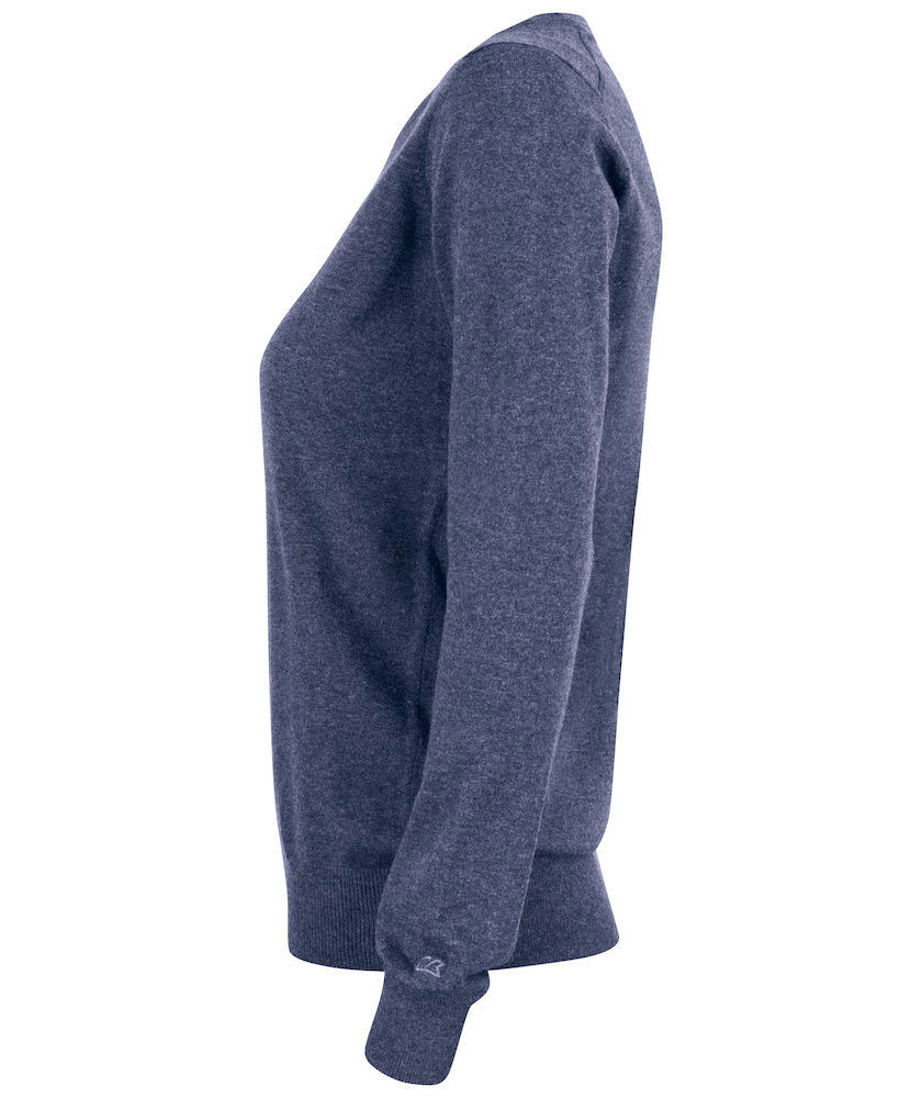 Cutter & Buck Oakville Damen Crewneck, Navy melange, large image number 3