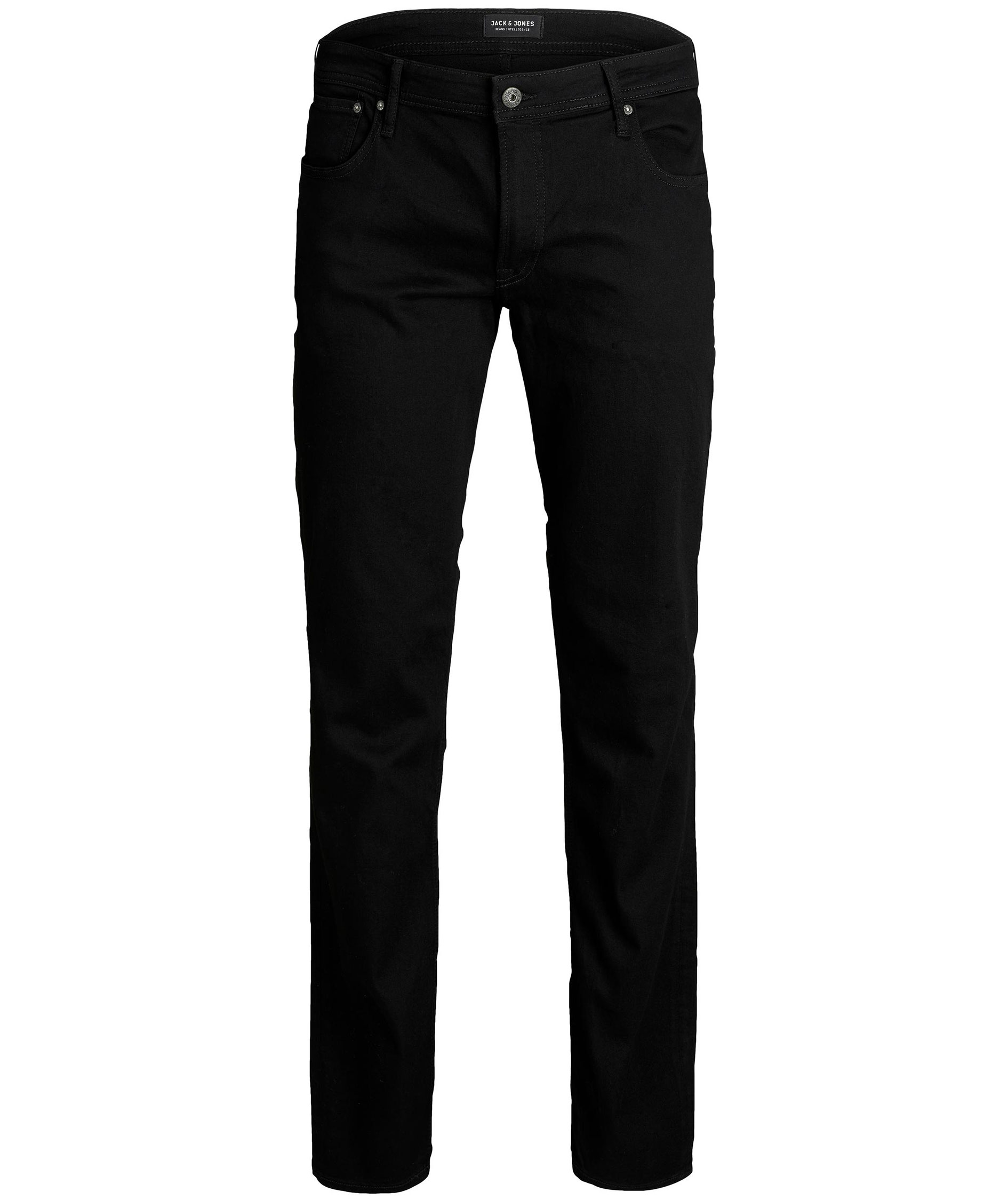 Jack & Jones JJITIM JJORIGINAL AM816 Plus Size Slim Fit Jeans, Black Denim