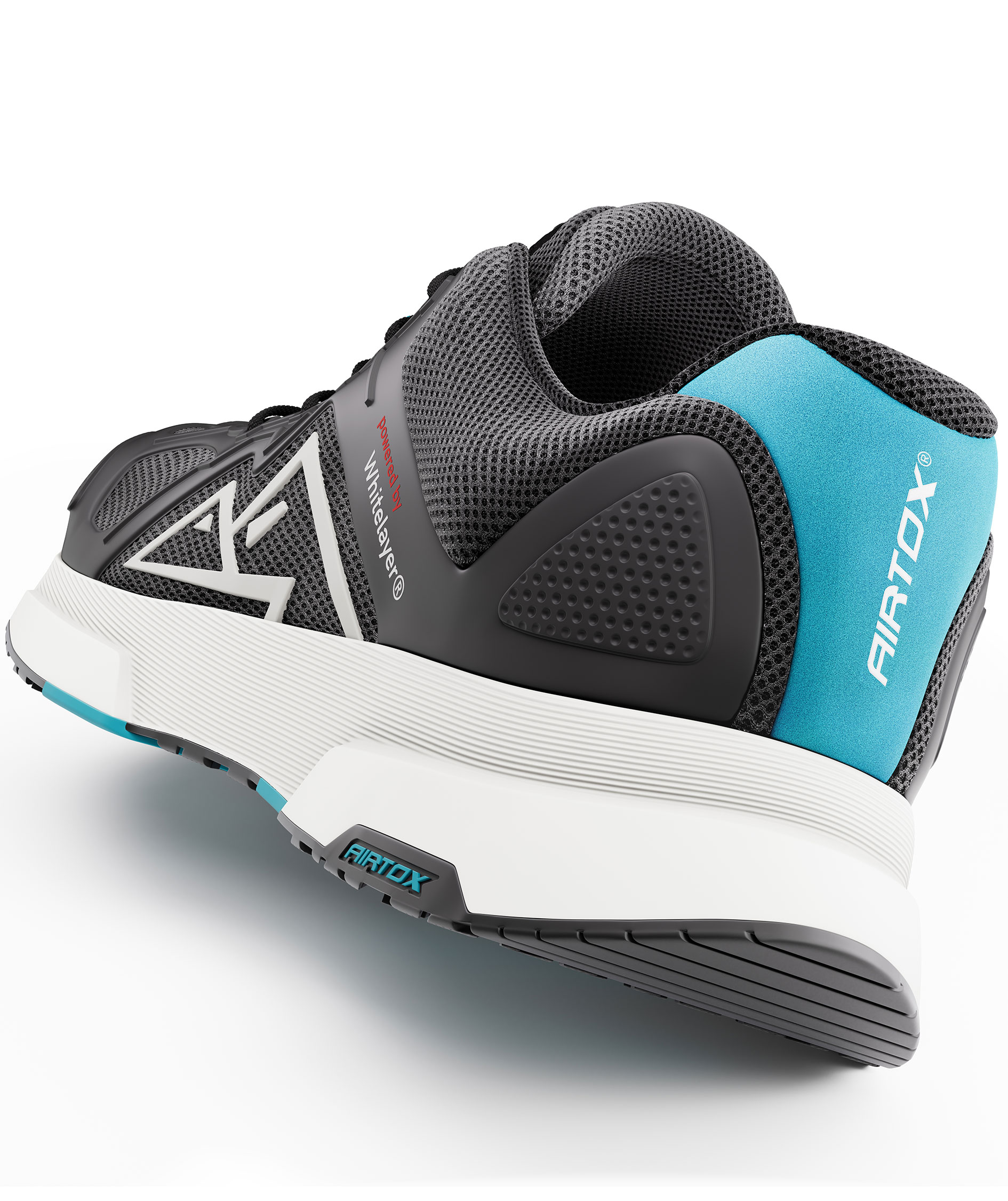 Airtox FM1 Sicherheitsschuhe S1P, Schwarz/Wei&szlig;, large image number 14