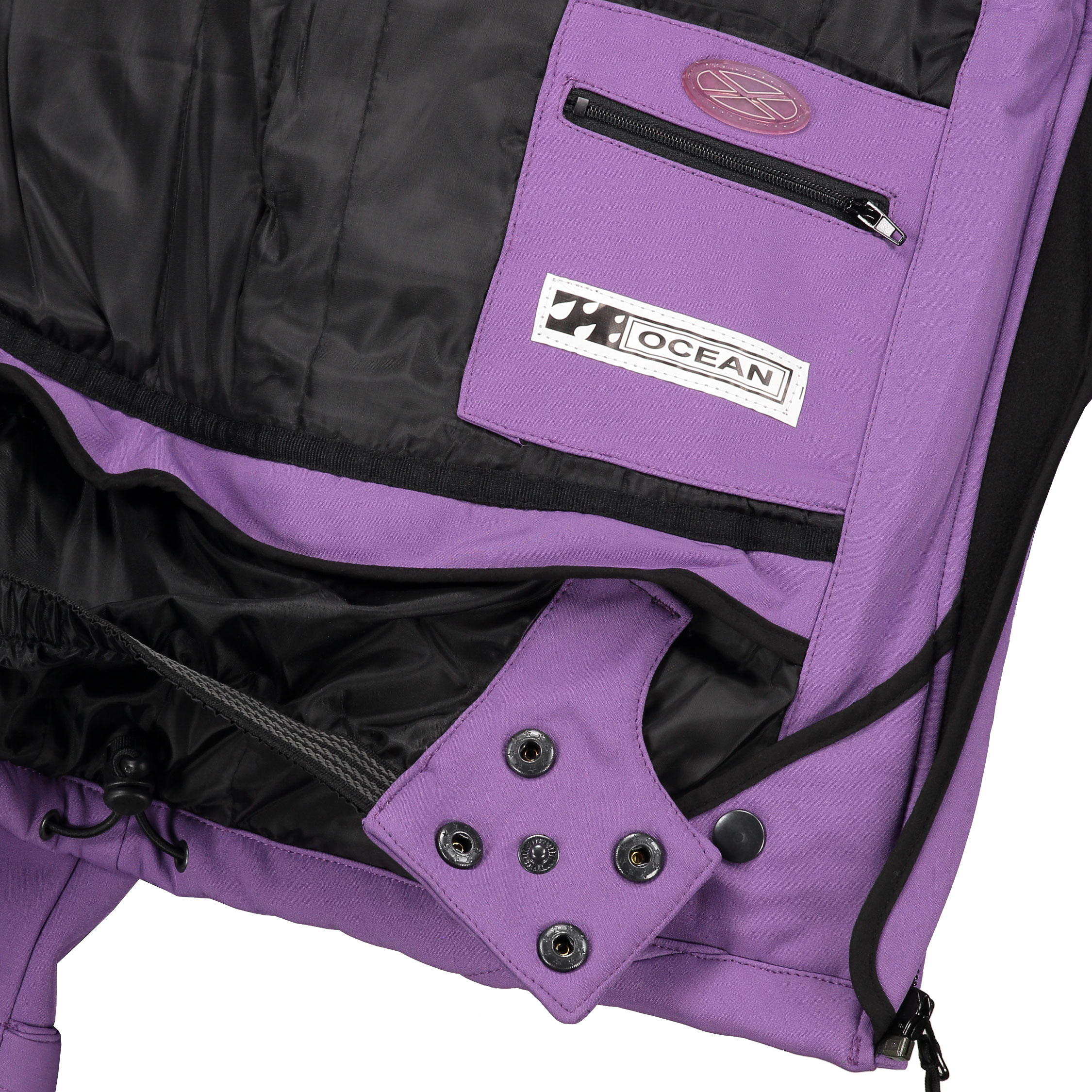 Ocean softshelljacka till barn, Lila, large image number 3