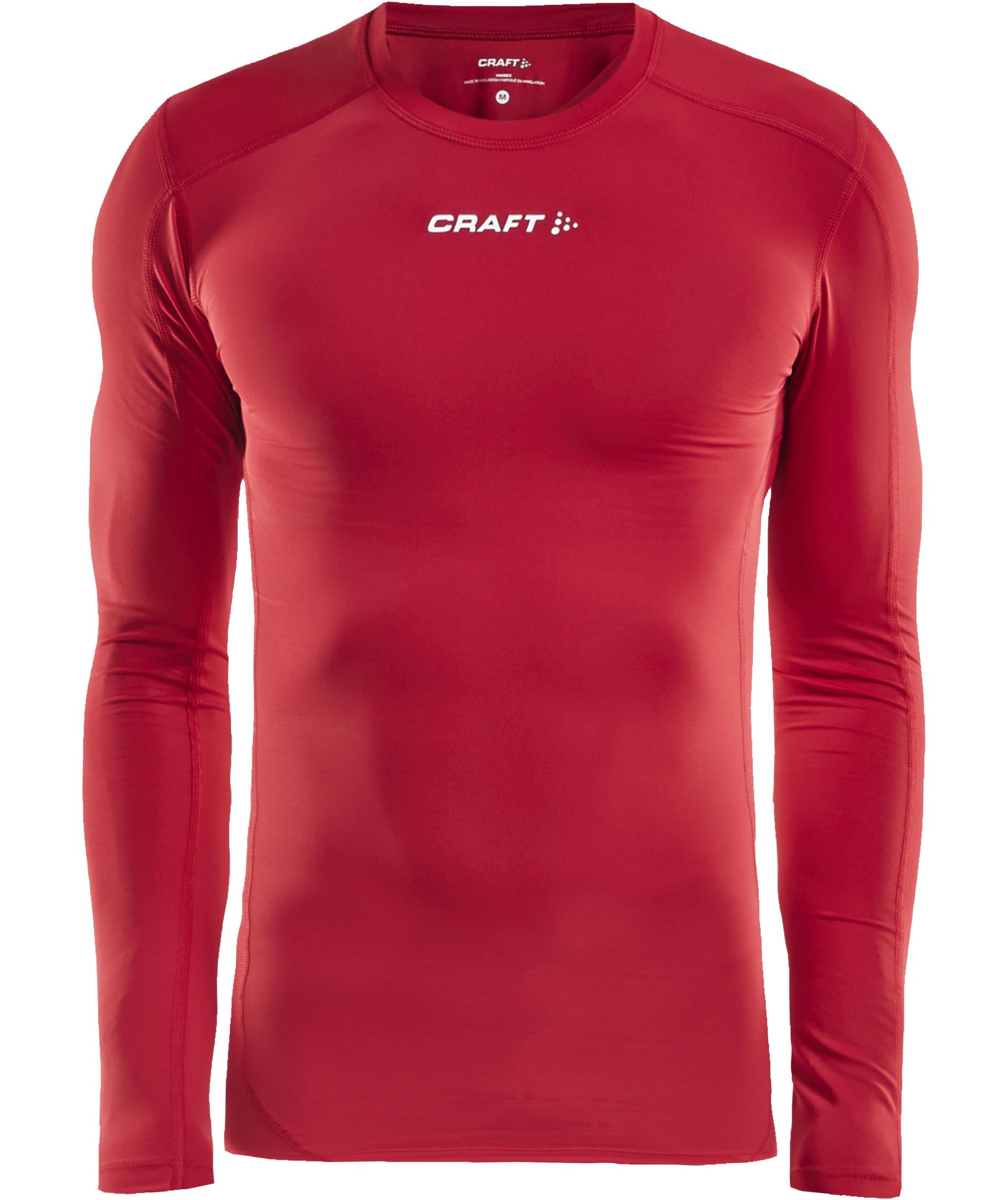 Craft Pro Control Compression l&aring;ng&auml;rmad T-shirt, Bright red