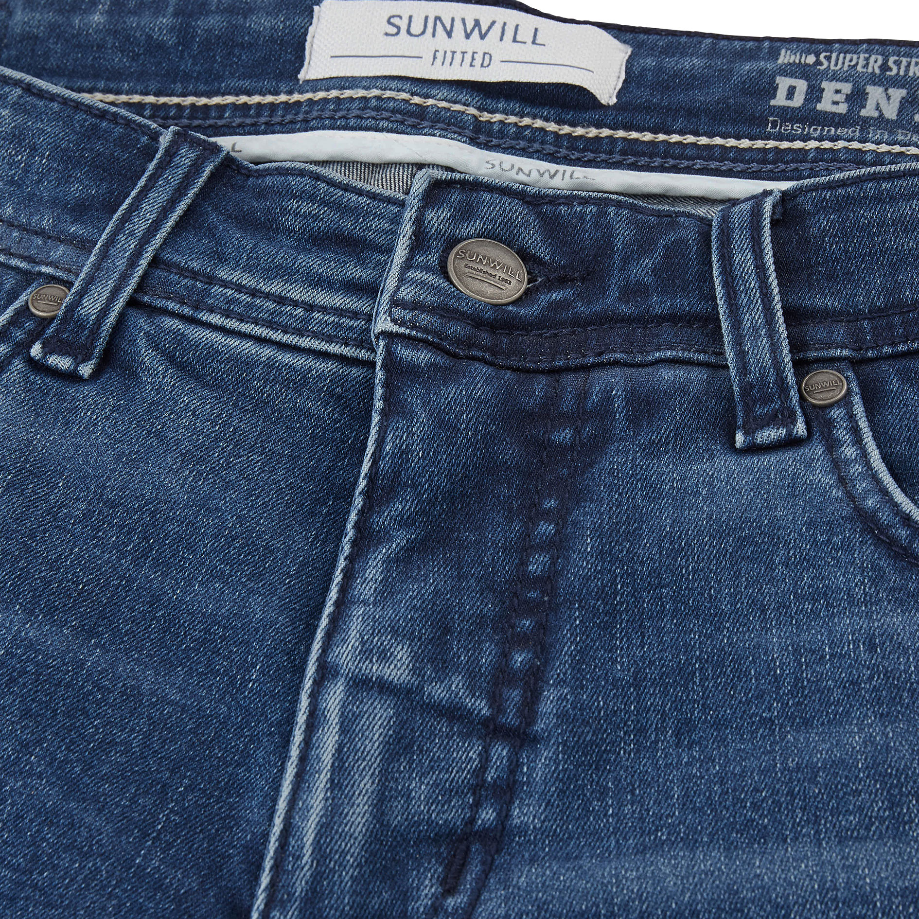 Sunwill denimshorts, Medium Blue, large image number 2