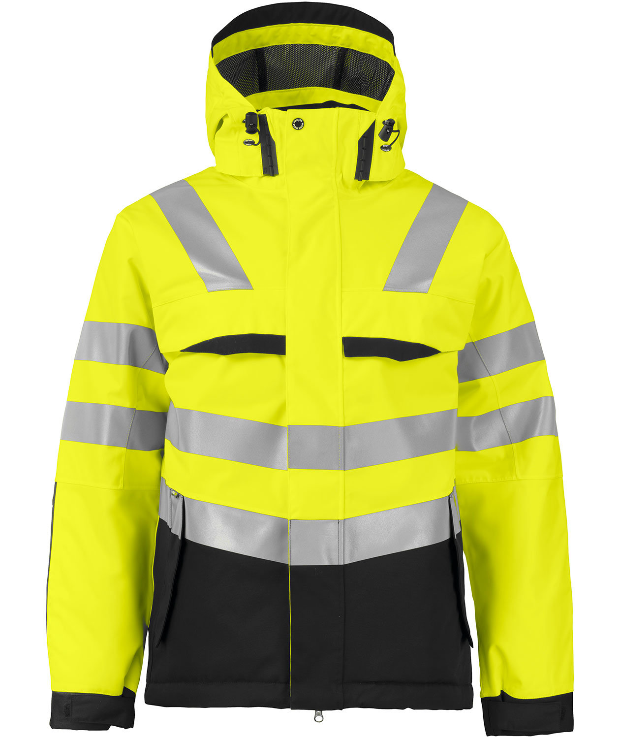 ProJob vinterjacka 6422, Varsel Gul/Svart