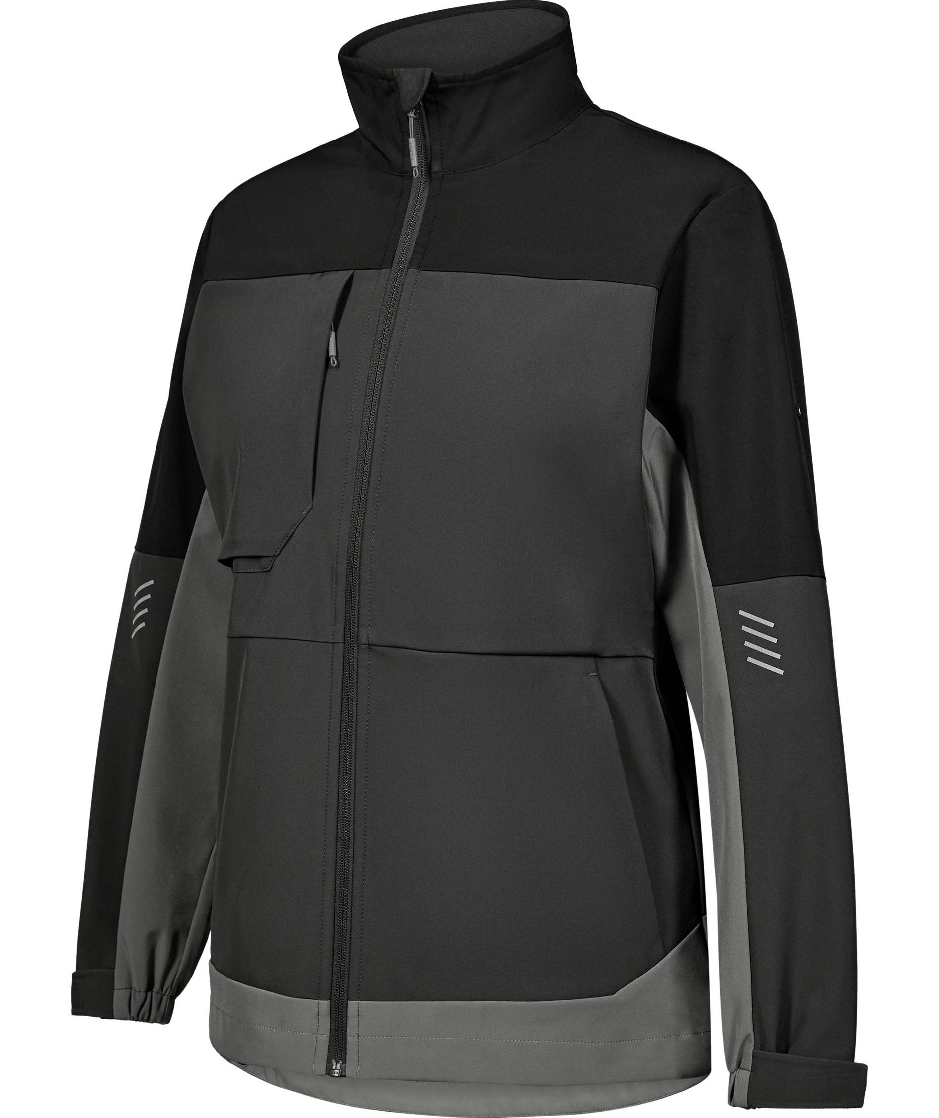 Engel Entire dame softshelljakke, Anthracite Grey/Black, large image number 5