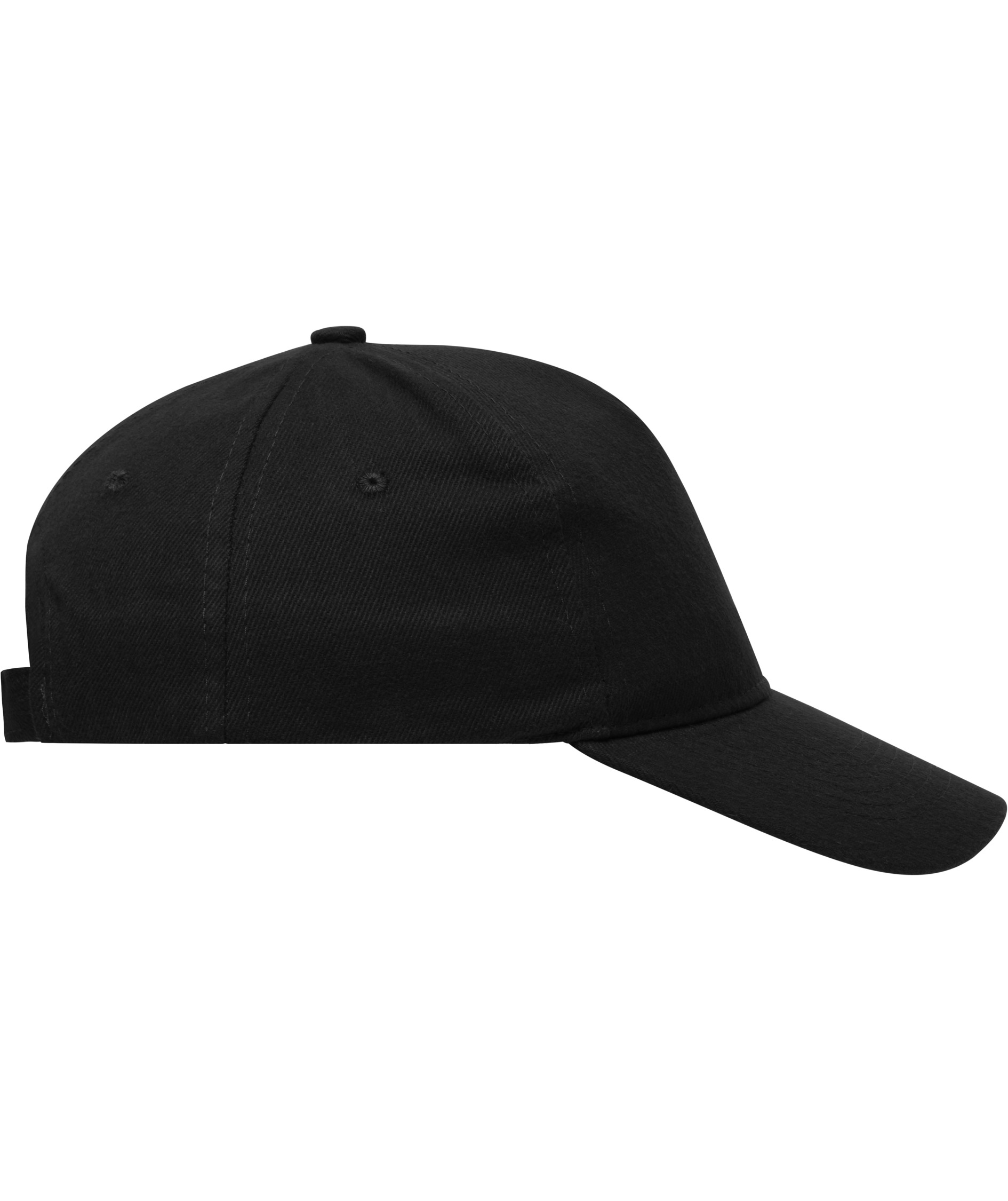 Myrtle Beach 5 Panel Heavy Cotton cap, Black, Black, large image number 3