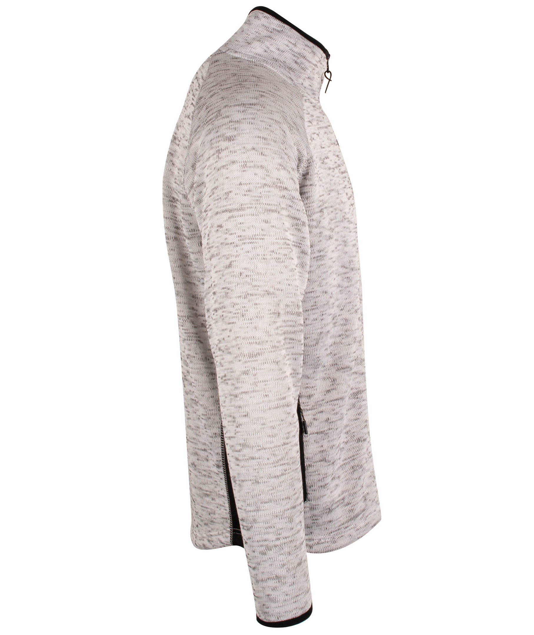 NYXX Essential fleece cardigan, Grey Melange, large image number 2
