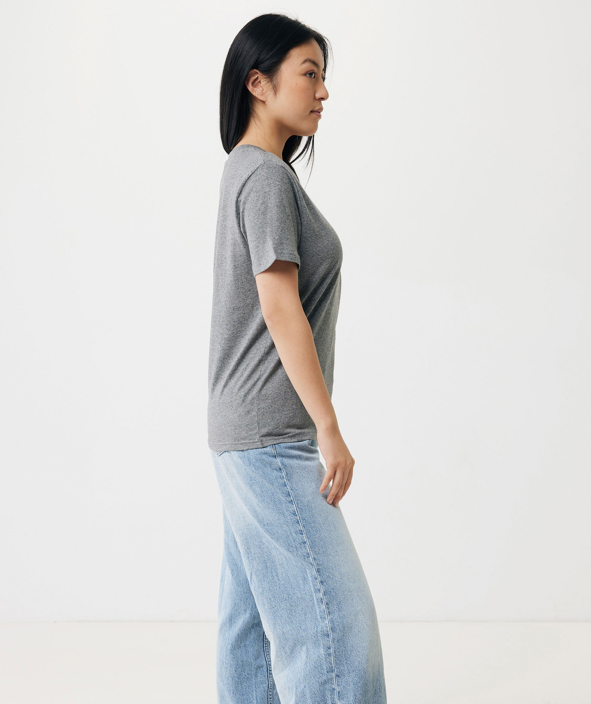 Iqoniq Brett T-shirt, Light Heather Anthracite, large image number 4