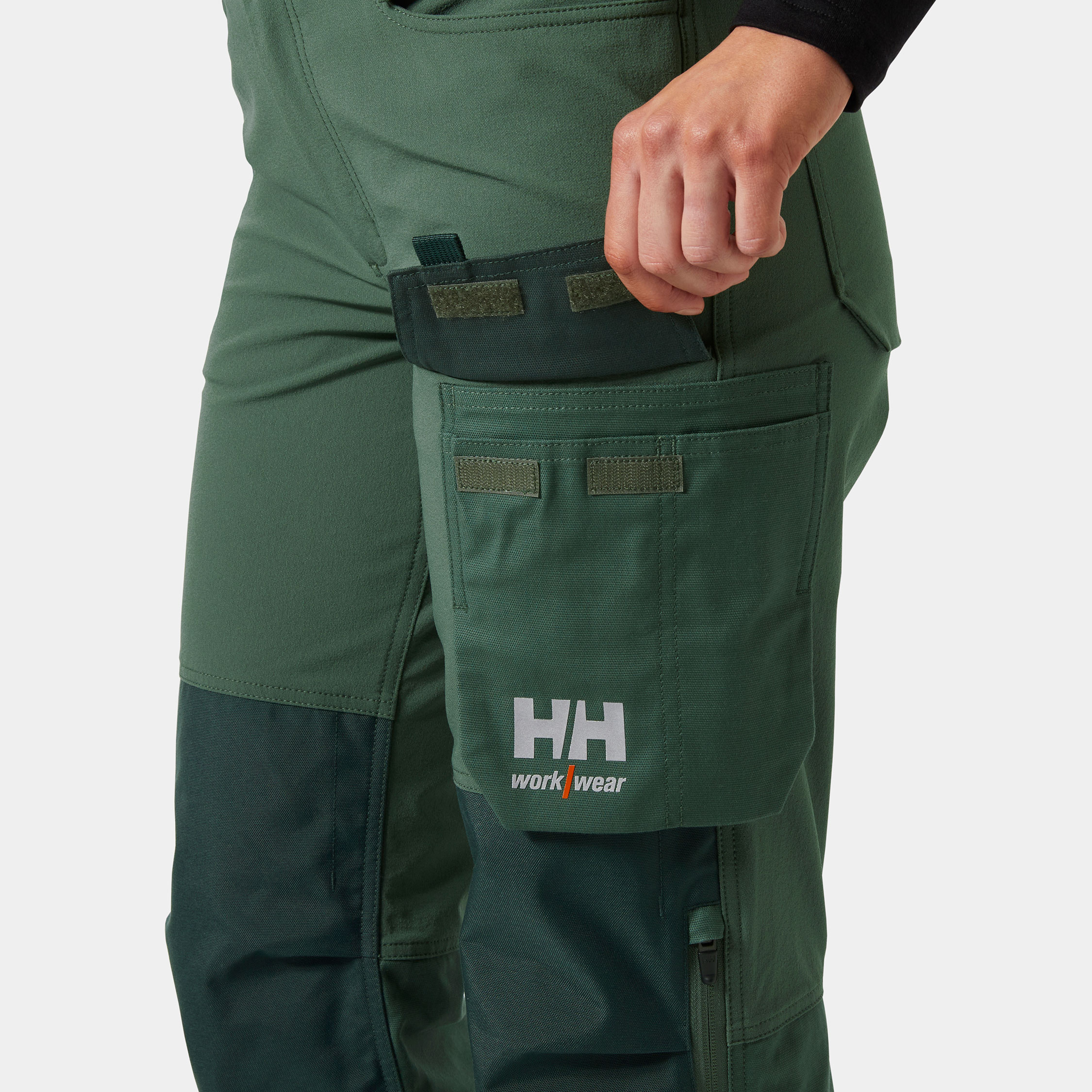 Helly Hansen Oxford 4X Connect&trade; women's work trousers full stretch, Spruce/Darkest Spruce, large image number 6