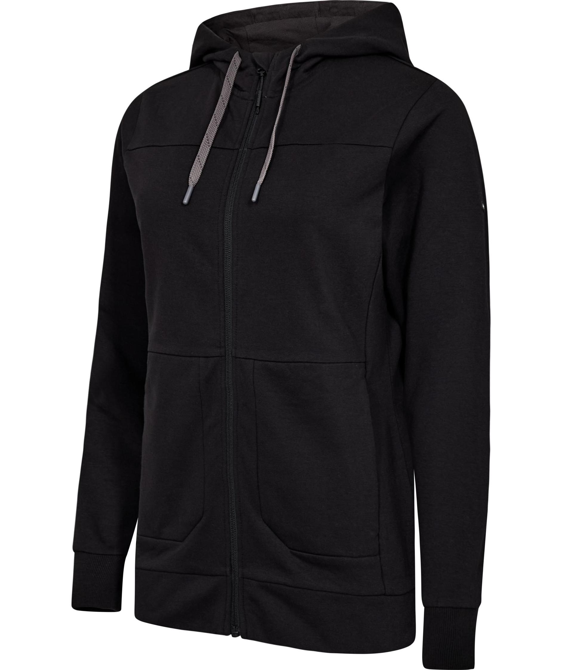 Engel Entire women's hoodie with zipper, Black, large image number 2