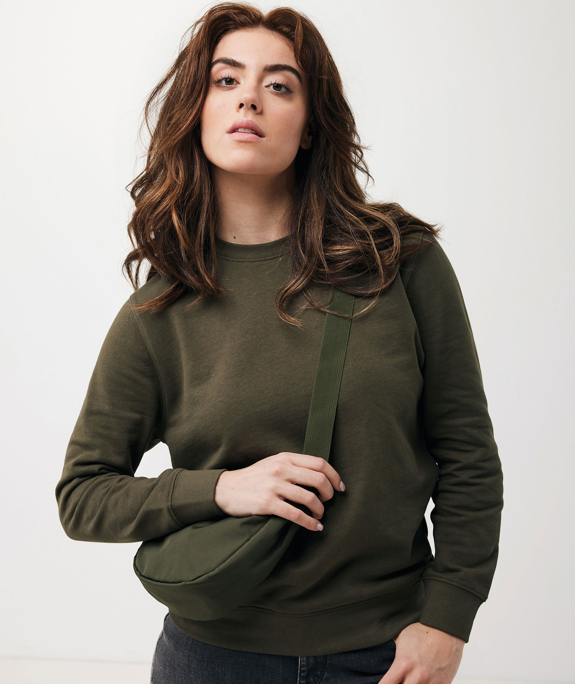 Iqoniq Etosha sweatshirt, Khaki, large image number 7