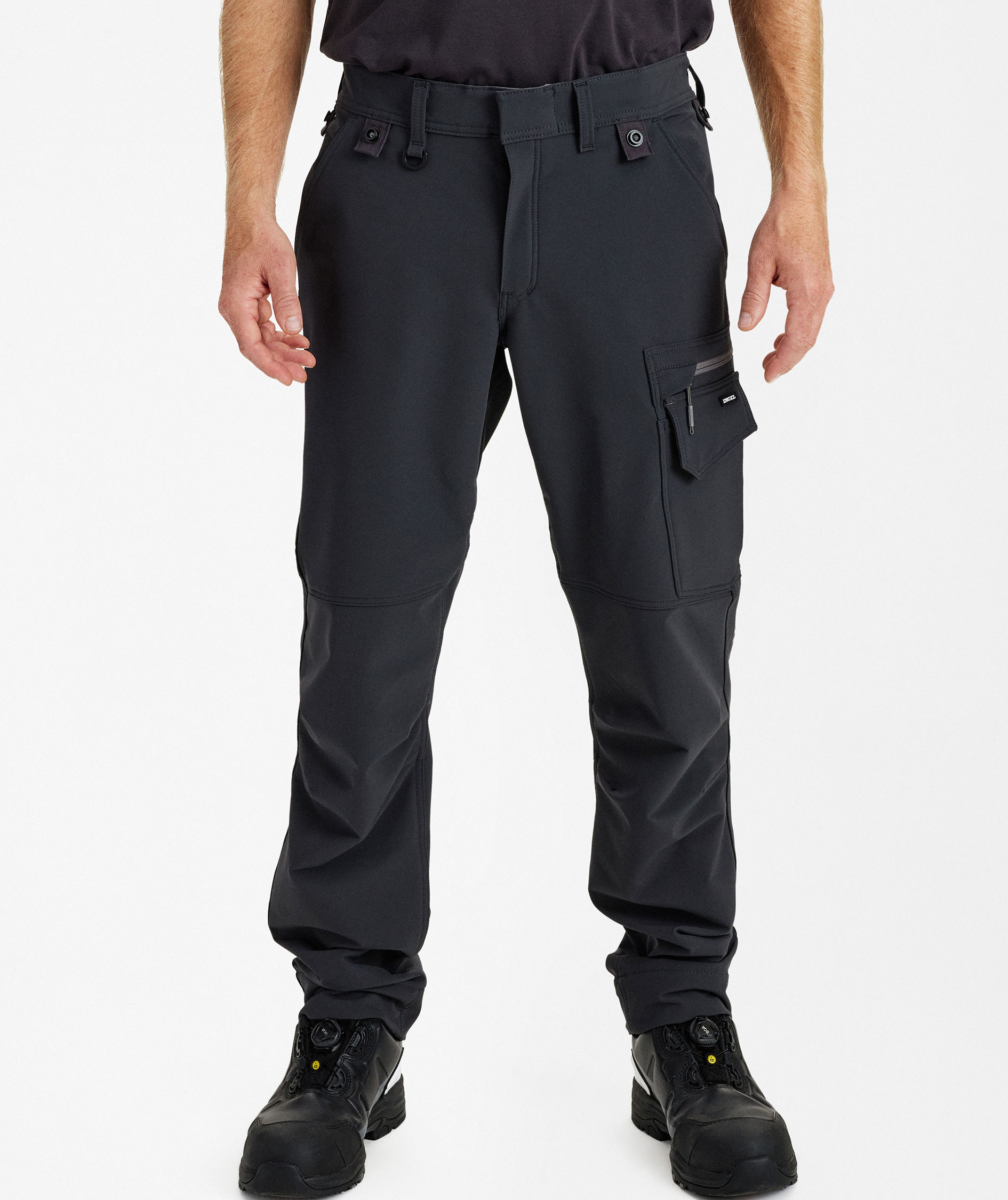 Engel Entire servicebyxa full stretch, Anthracite Grey/Black, large image number 1