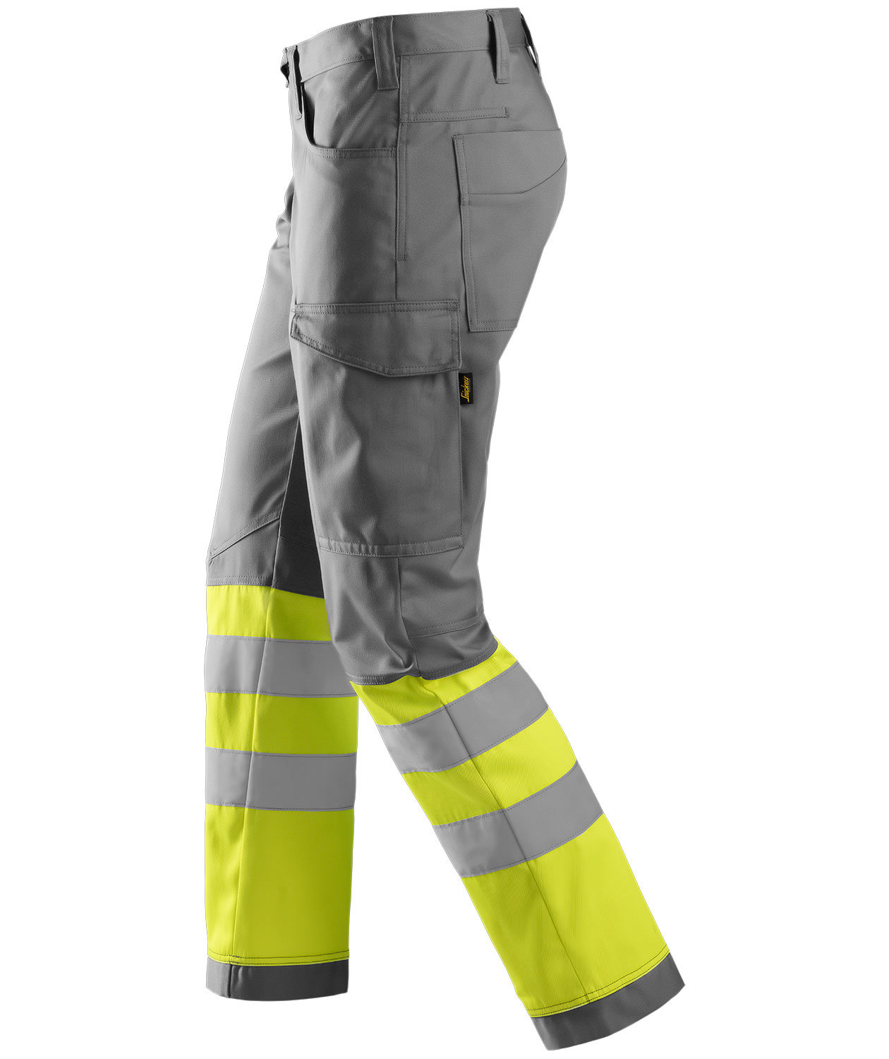 Snickers arbetsbyxa 6900, Gr&aring;/Gul