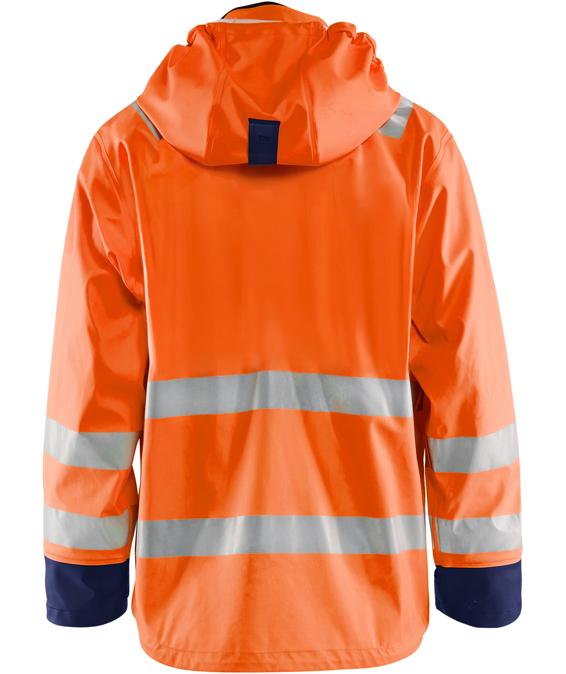 Bl&aring;kl&auml;der rain jacket, Orange/Marine
