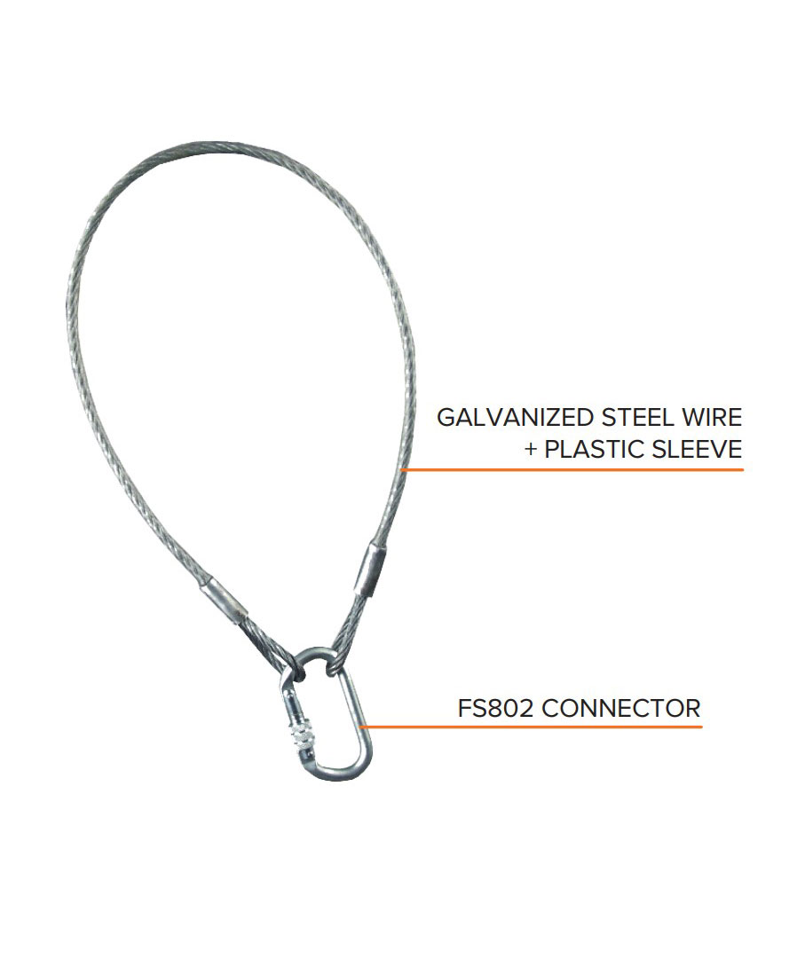 Fall Safe BASIC 4 Fallsikringssele med 10m blokk, Svart/Oransje, Svart/Oransje, large image number 6