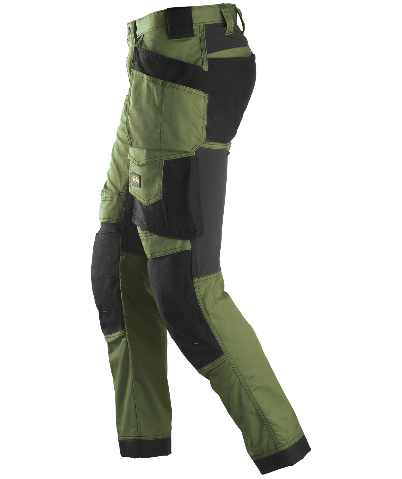 Snickers AllroundWork hantverksbyxa 6241, Khaki gr&ouml;n/svart, large image number 3