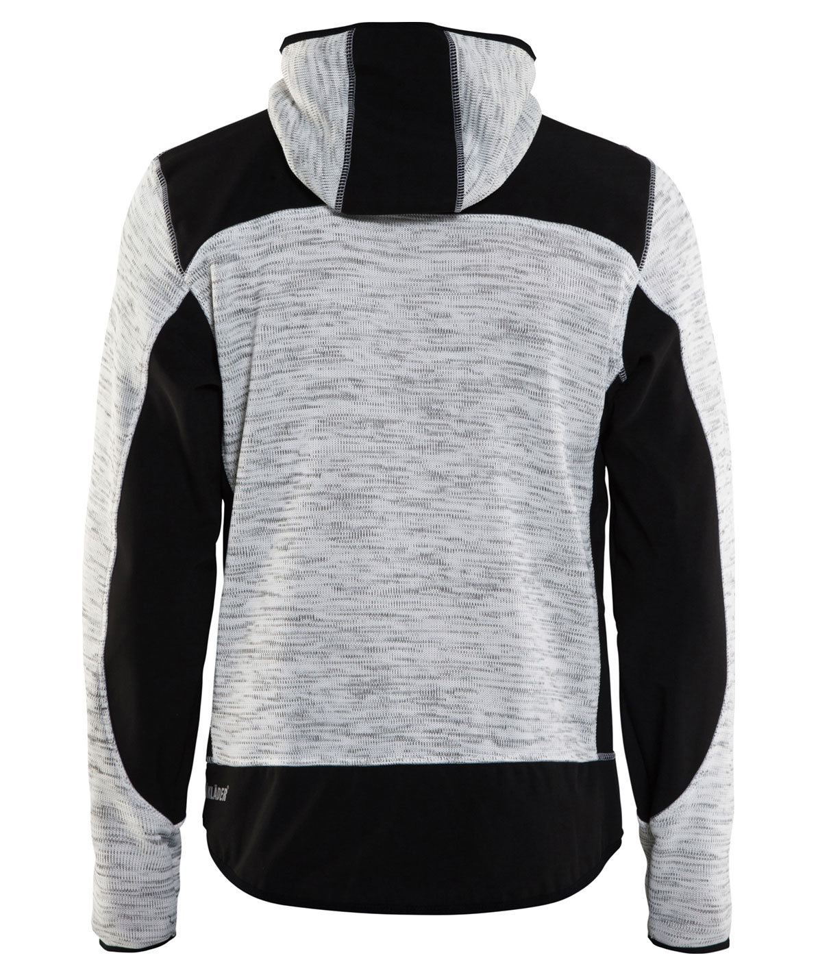 Bl&aring;kl&auml;der stickad softshelljacka X4930, Gr&aring;/Svart, large image number 2