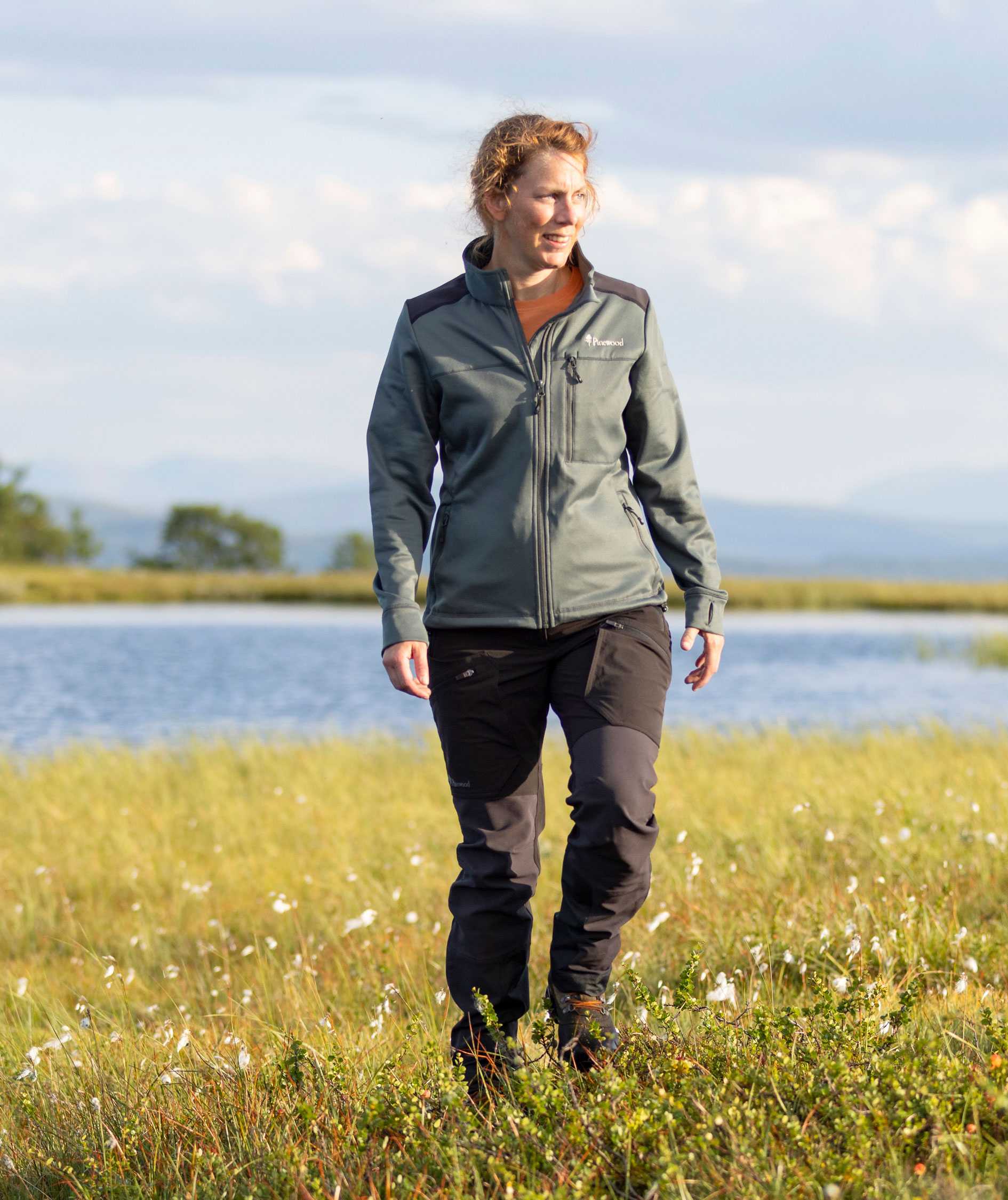 Pinewood Abisko Adventure dame jagtbukser, Sort, large image number 3