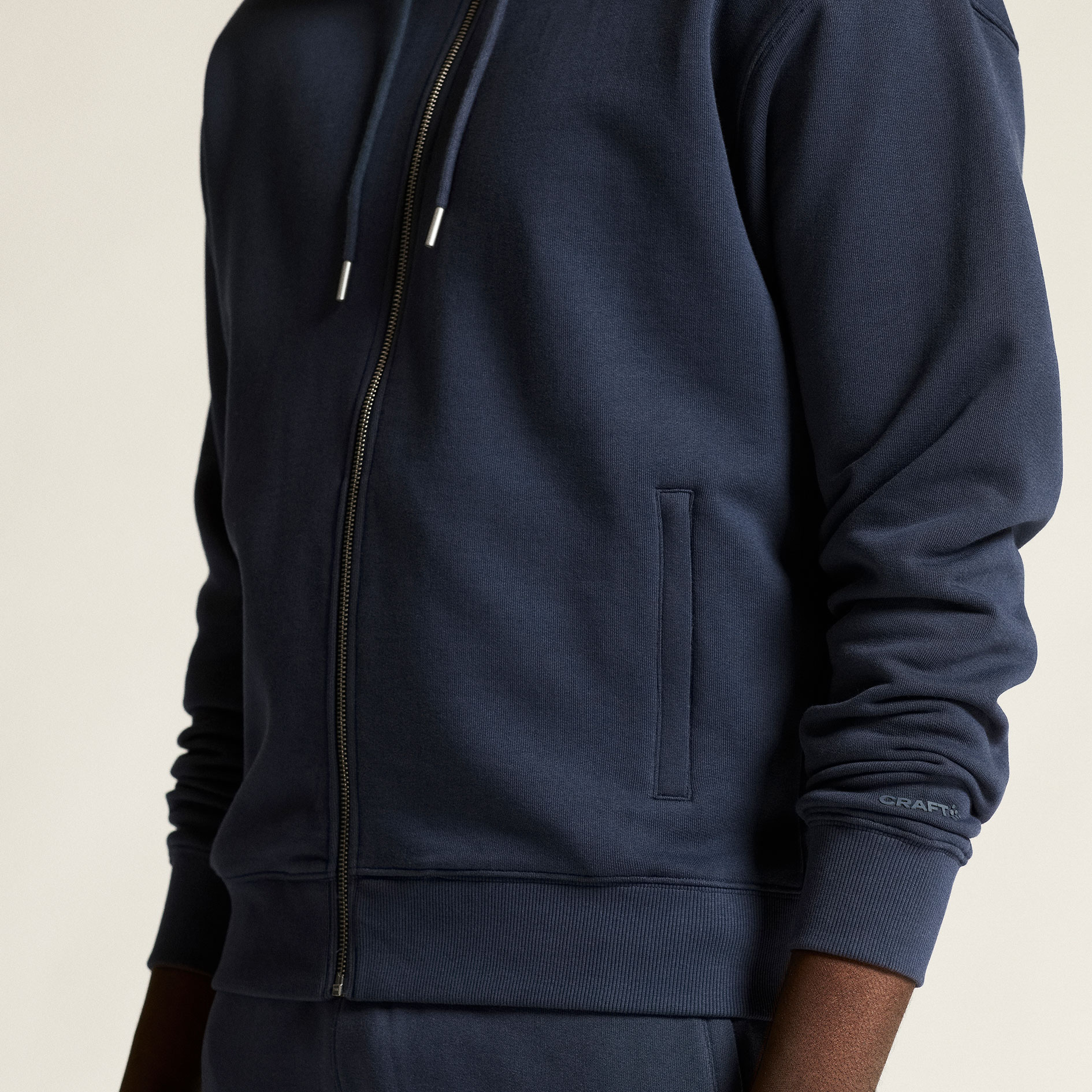 Craft Frequent hoodie med dragkedja, Blaze, large image number 7