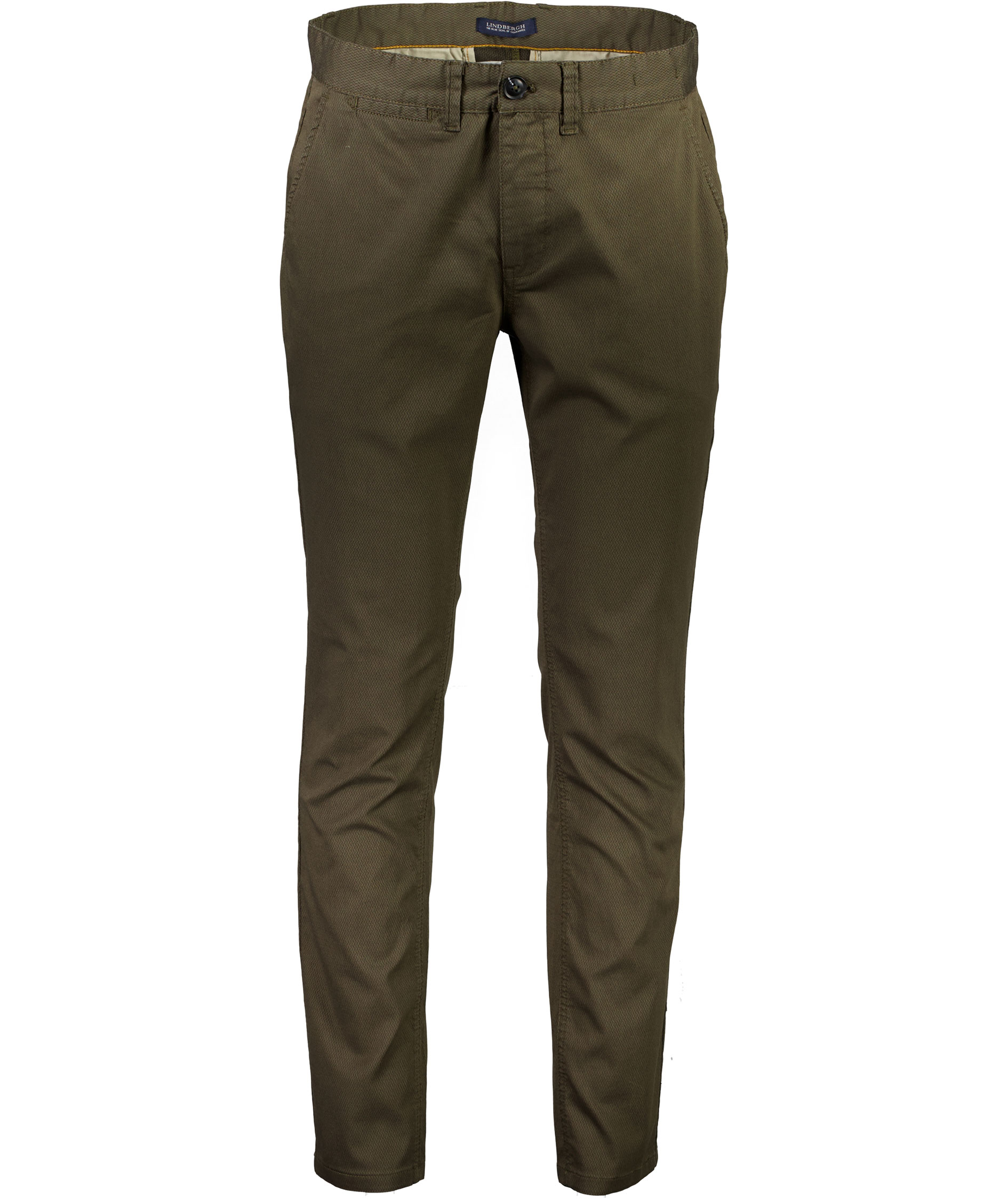 Lindbergh Superflex Structure chinos, Army, Army, swatch