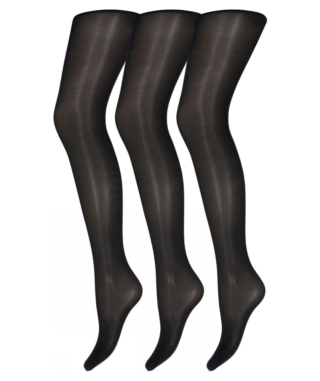 Decoy 3-pack strumpbyxor 40 den., Svart