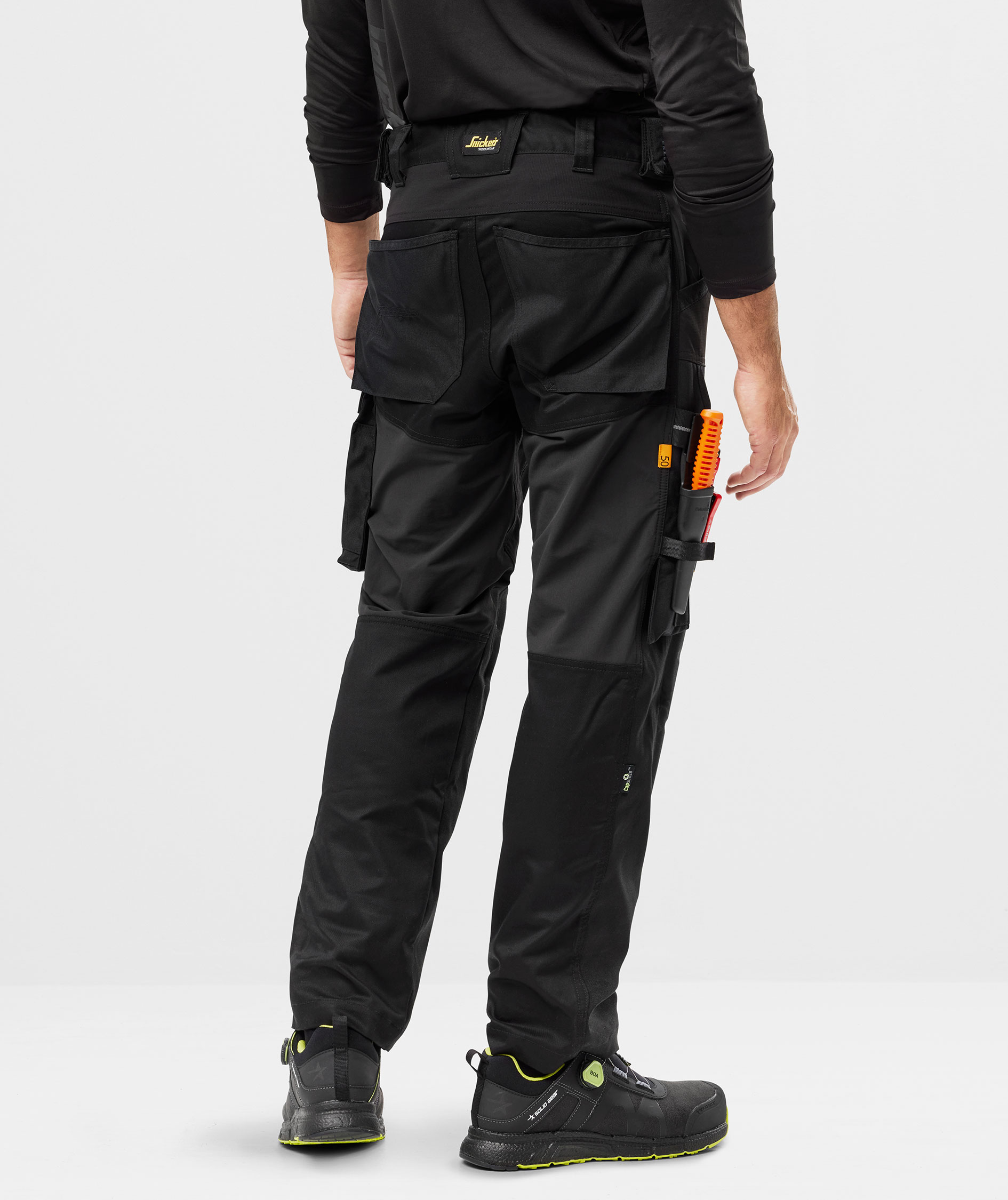 Snickers AllroundWork work trousers Capsulized&trade; 6593, Black/Black, large image number 3