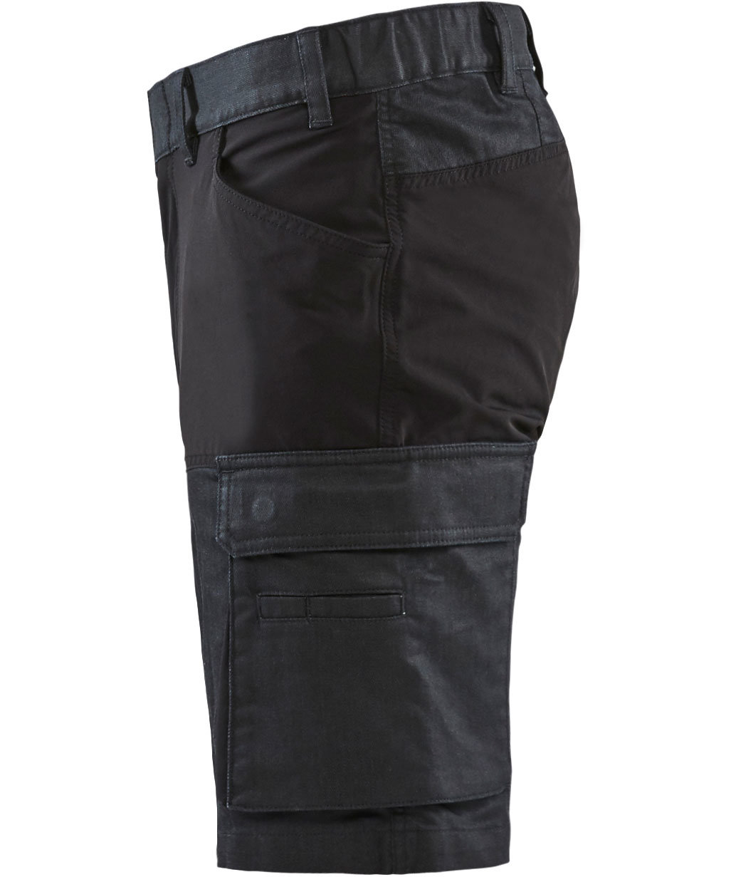 Bl&aring;kl&auml;der arbejdsshorts, Marine/Sort, large image number 2