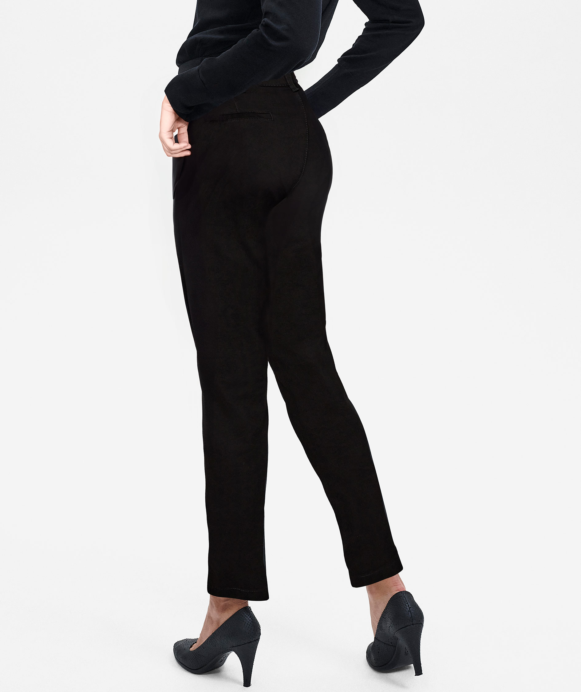 Sunwill Extreme Flexibility Modern fit women's chinos, Black, large image number 6