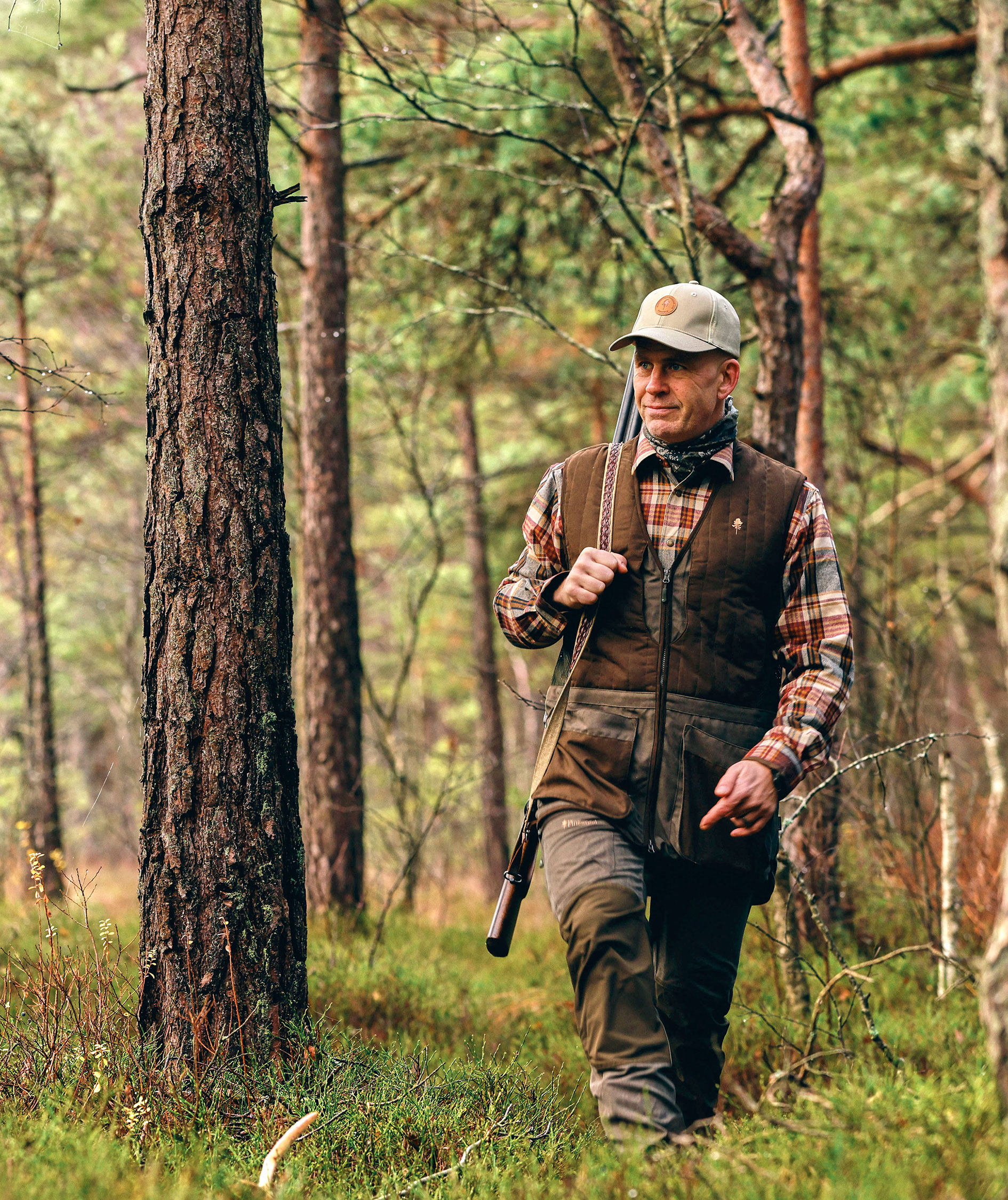 Pinewood&nbsp;skydevest, Suede Brown