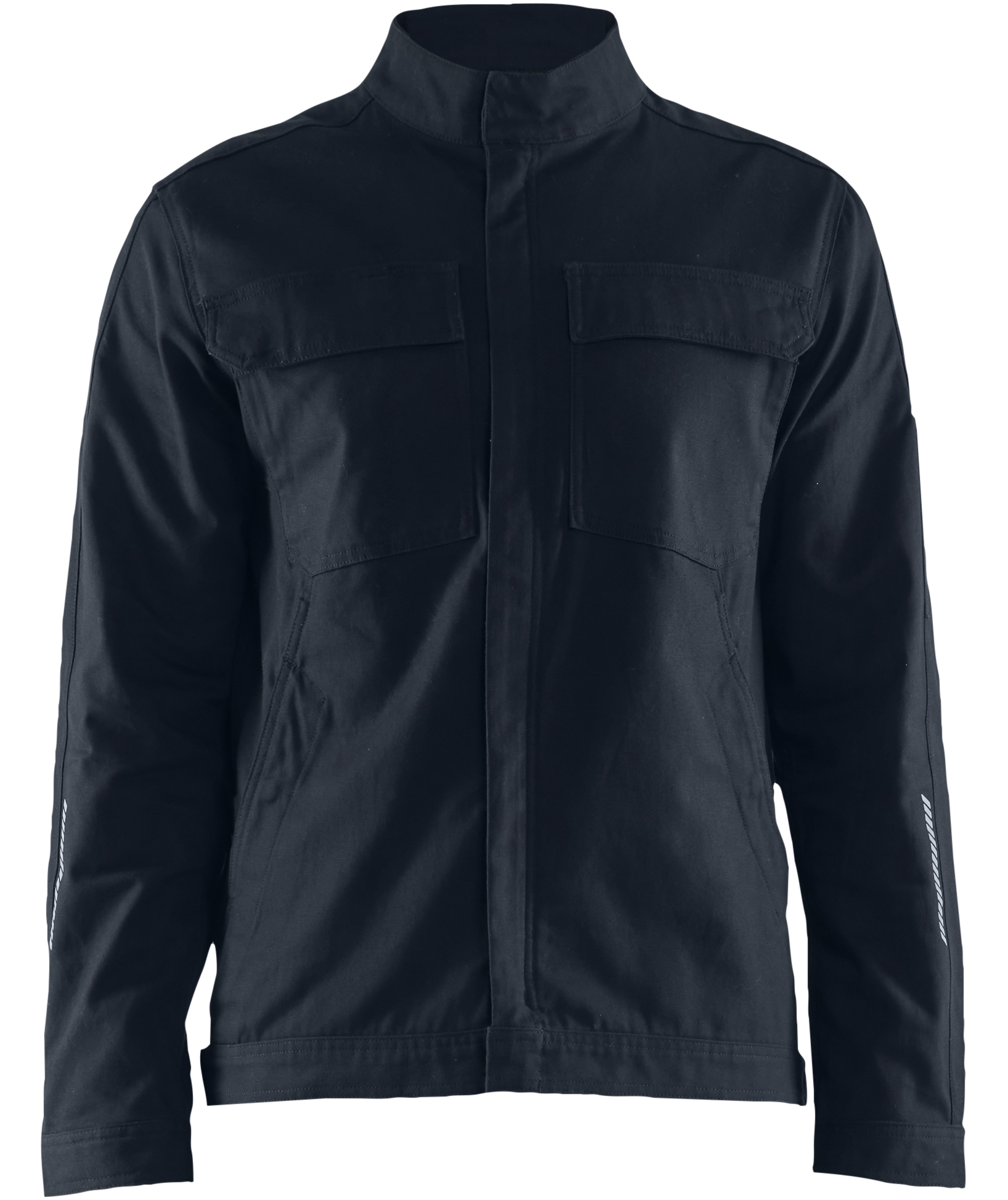 Bl&aring;kl&auml;der canvas arbetsjacka, M&ouml;rk Marinbl&aring;, M&ouml;rk Marinbl&aring;, swatch